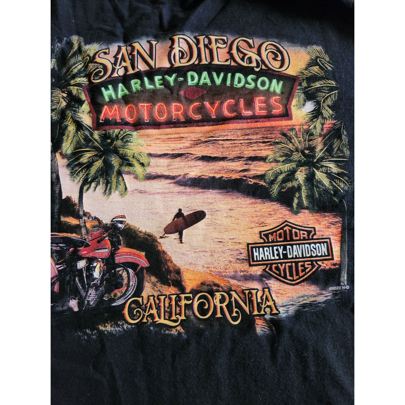Harley Davidson Harley-Davidson Men's Graphic San Diego Shirt 2xl Size US XXL / EU 58 / 5 - 2 Thumbnail