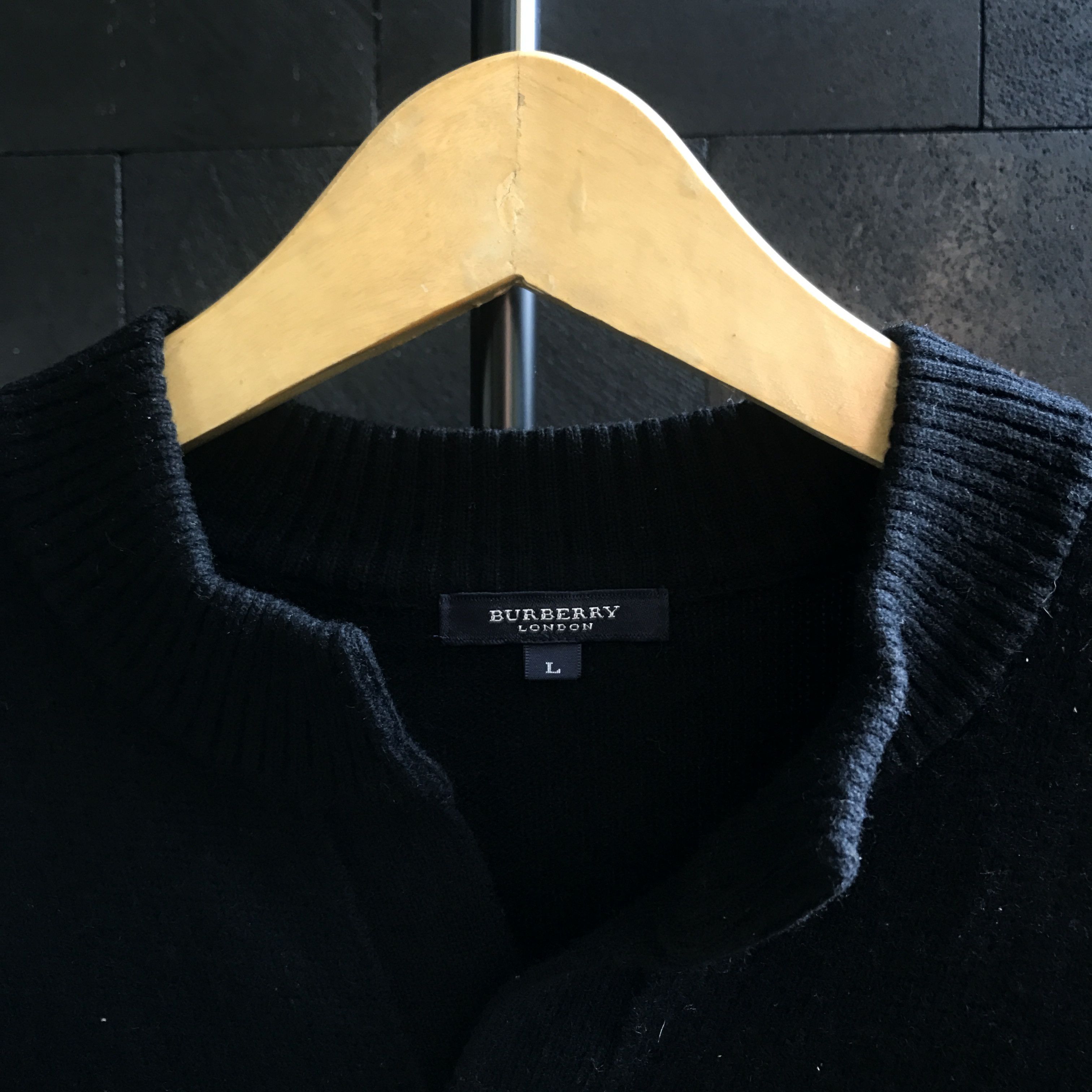 Burberry Vintage Burberry Knitwear Size US L / EU 52-54 / 3 - 3 Thumbnail