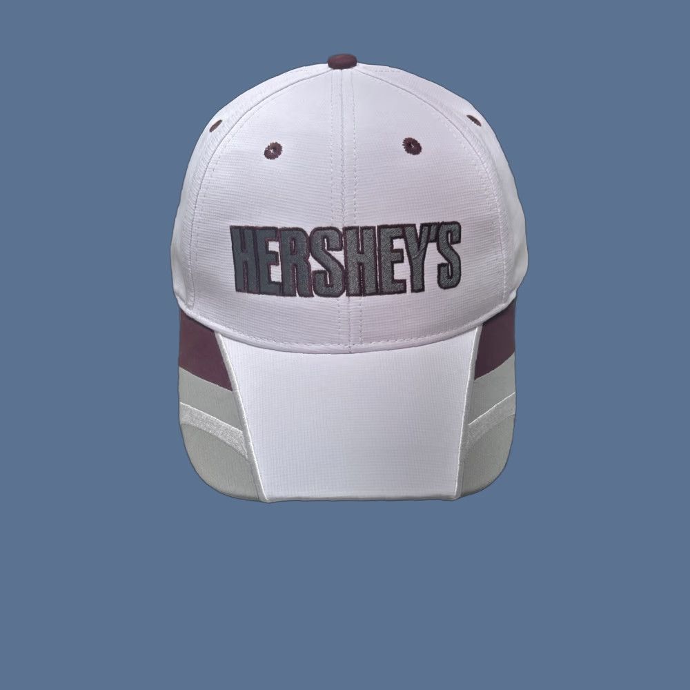 Vintage Hersheys Adjustable Hat OSFM White Baseball Cap Men One Size Solid Adjustable Classic Vintage: No (Ensure concise) Size ONE SIZE - 1 Thumbnail