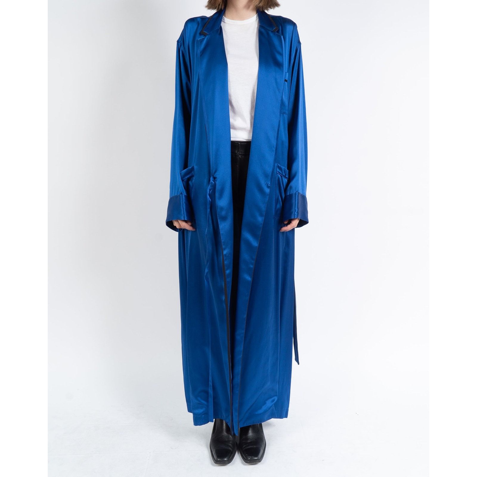 Haider Ackermann SS19 Royal Blue Silk Robe Size S / US 4 / IT 40 - 1 Preview