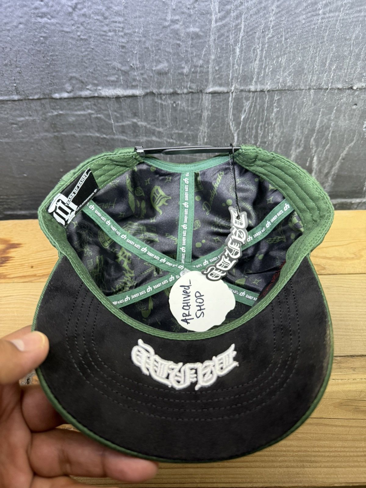 Other DANDY HATS 10 Year Anniversary GREEN / WHITE Snapback Size ONE SIZE - 5 Thumbnail