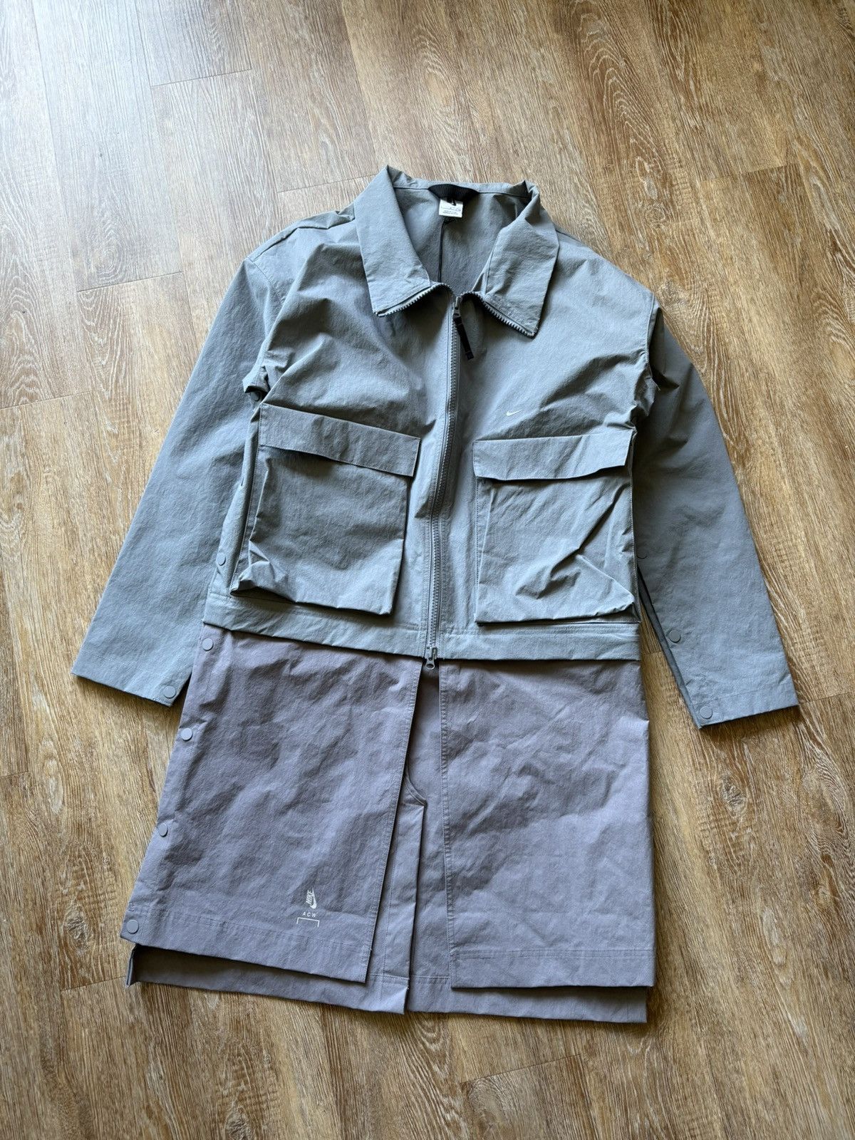 A-COLD-WALL* × Nike Nike x A-COLD-WALL by Samuel Ross Modular Layered Jacket Size US S / EU 44-46 / 1 - 1 Thumbnail
