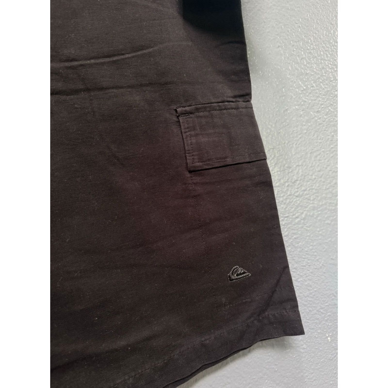 Quiksilver Brand New Quiksilver Vintage Y2K Cargo Shorts Men 38 Regular Black Baggy Size US 38 / EU 54 - 4 Thumbnail