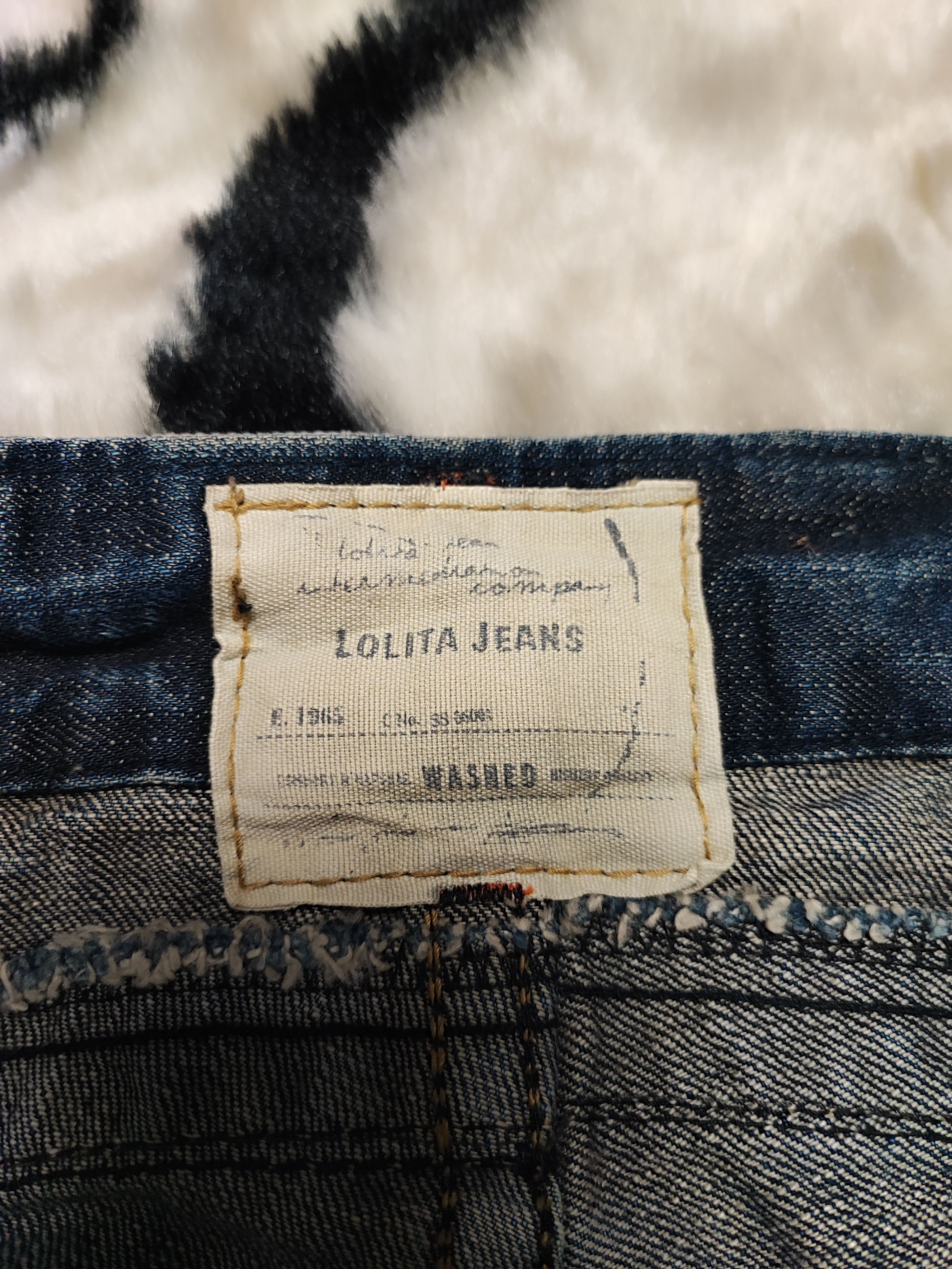 If Six Was Nine Vintage Japanese Flare Lolita Jeans Size 28" / US 6 / IT 42 - 14 Thumbnail