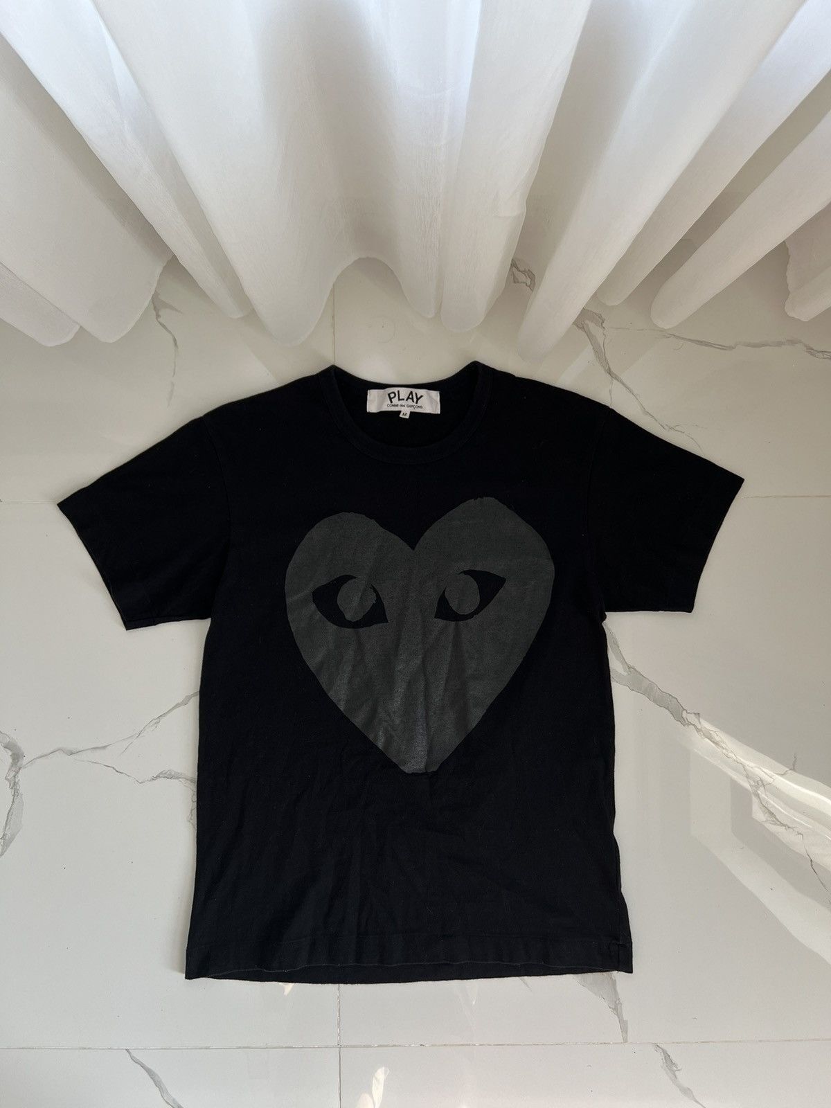 Vintage Play Comme Des Garcons Big Logo Rare CDG T-Shirt Y2K