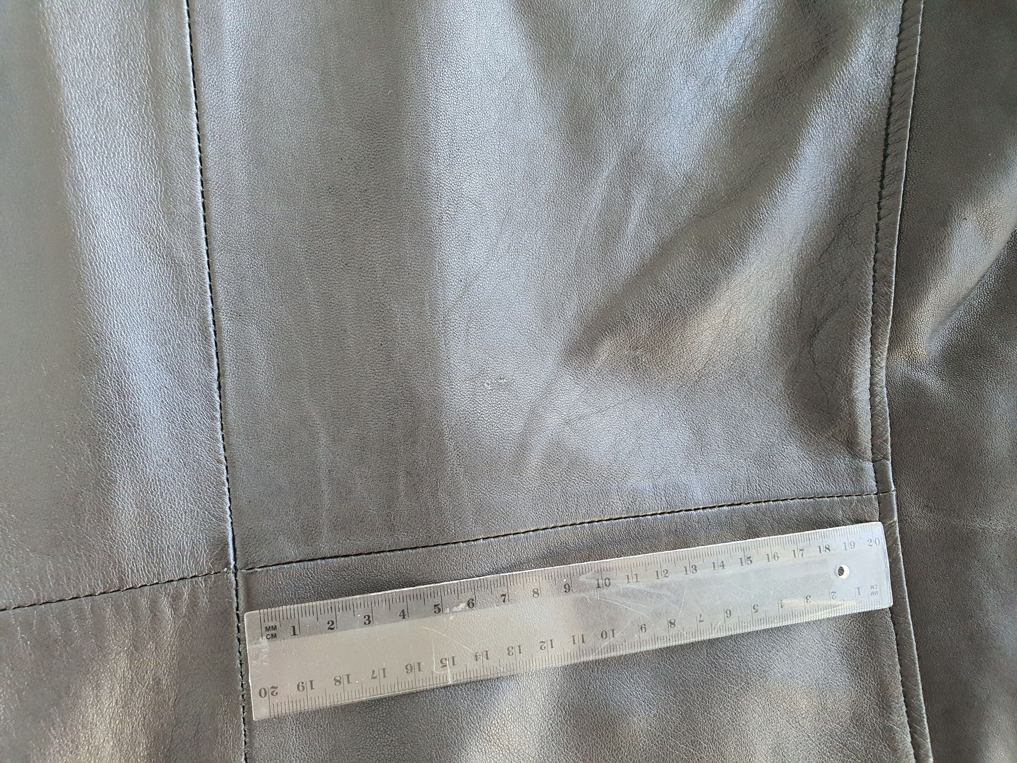 Leather × Vintage MOLLTAN (Sweden) - Black Leather Blazer Jacket Size US XXL / EU 58 / 5 - 14 Thumbnail