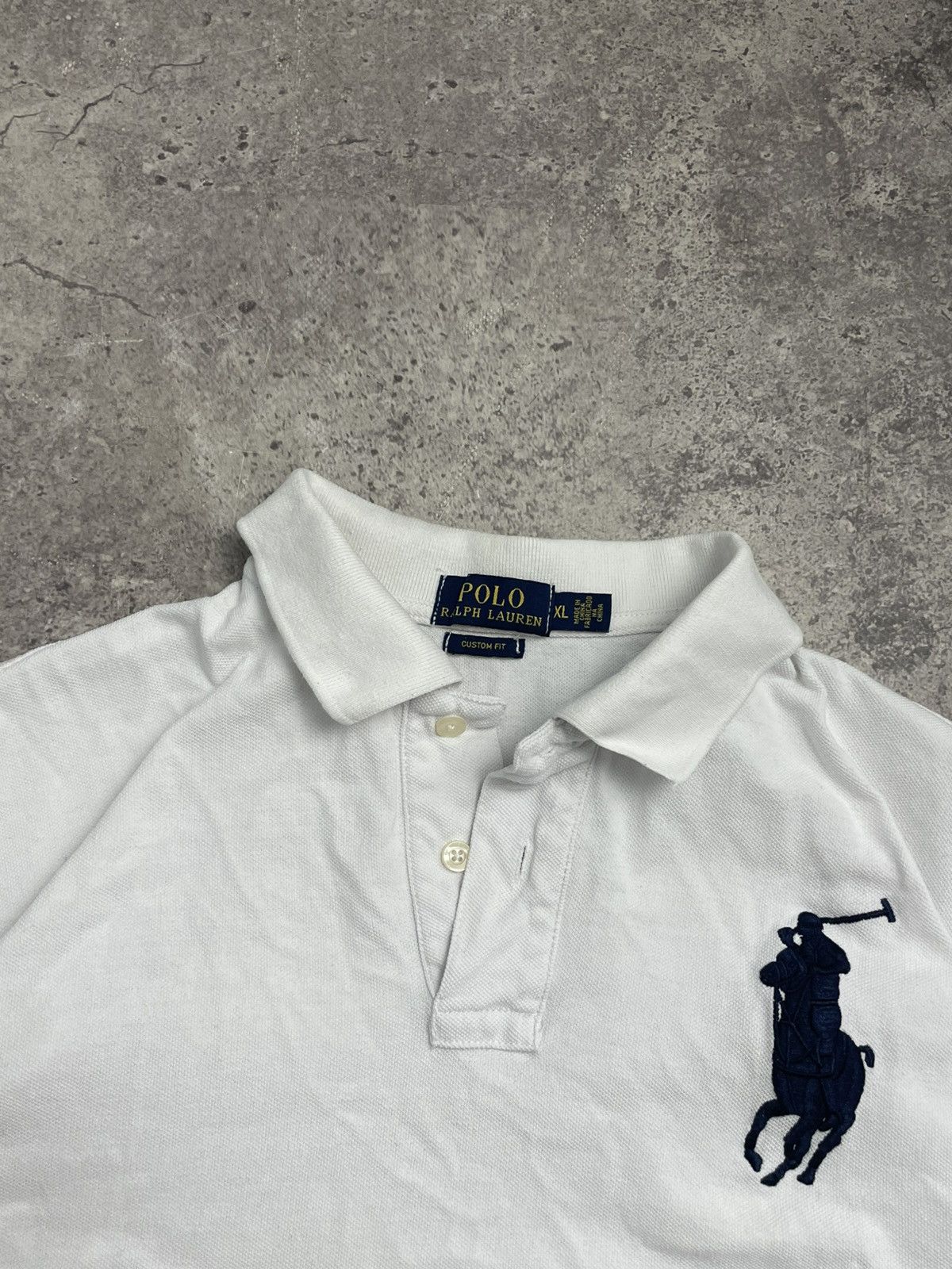 Polo Ralph Lauren Vintage Polo Ralph Lauren Number 3 Polo T-Shirt Size US XL / EU 56 / 4 - 4 Thumbnail