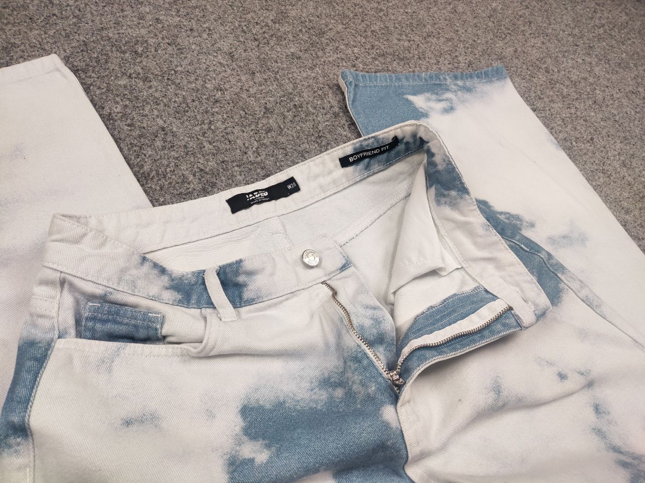 Jaded London Jaded London Sky Blue Denim Boyfriend Jeans Vintage Y2K Size US 30 / EU 46 - 13 Thumbnail