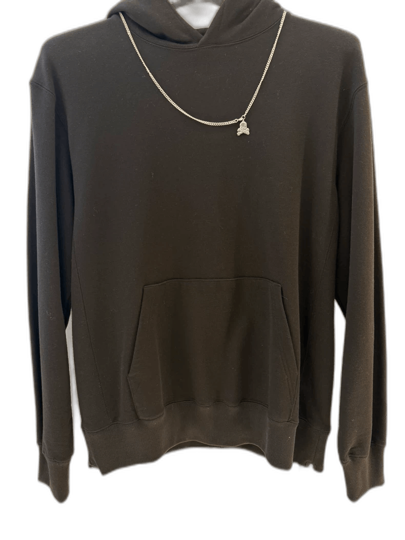 MMJ Black Hoodie with Necklace