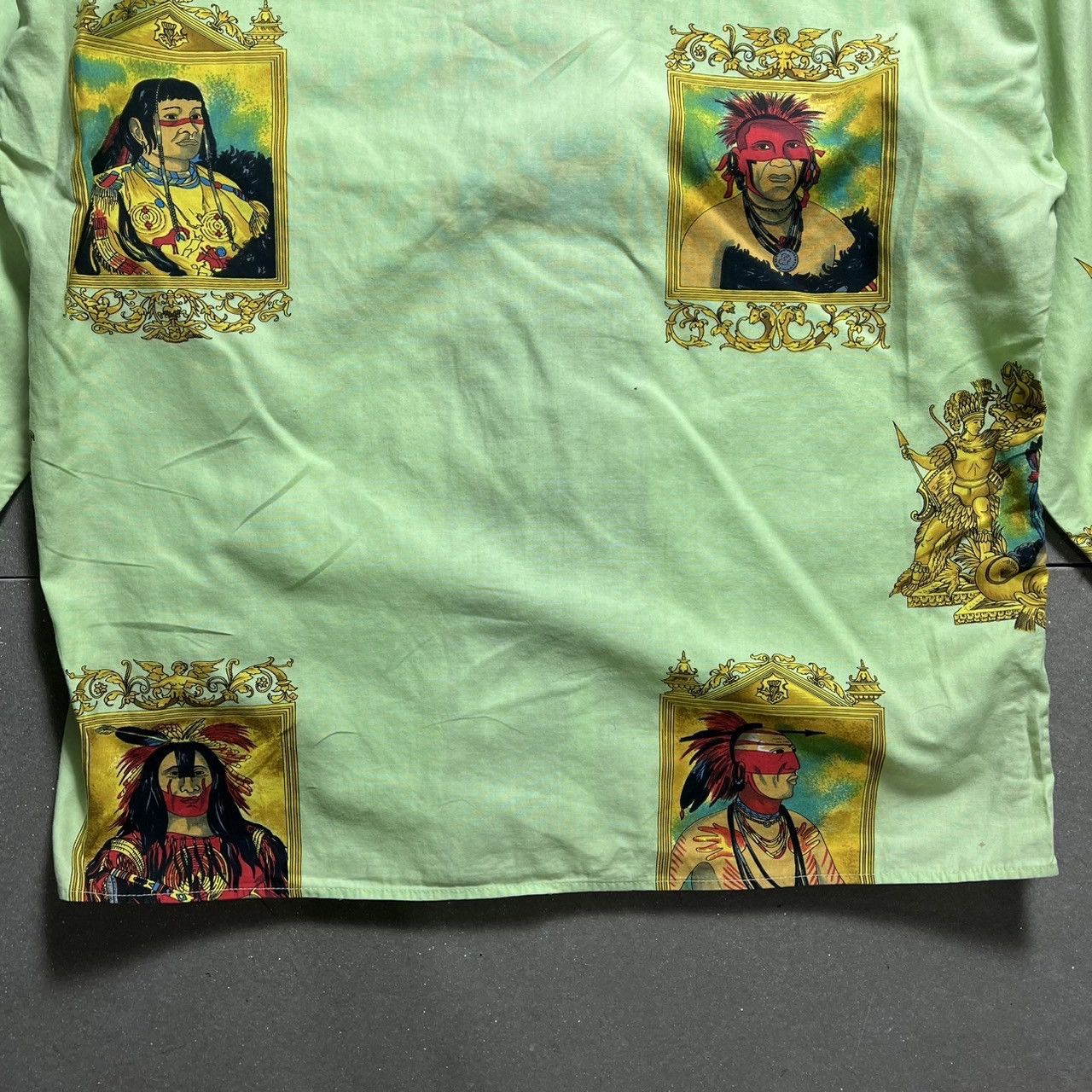 Versace × Versus Versace × Vintage Gianni Versace Indian Printed Shirt 90s Size US M / EU 48-50 / 2 - 11 Thumbnail