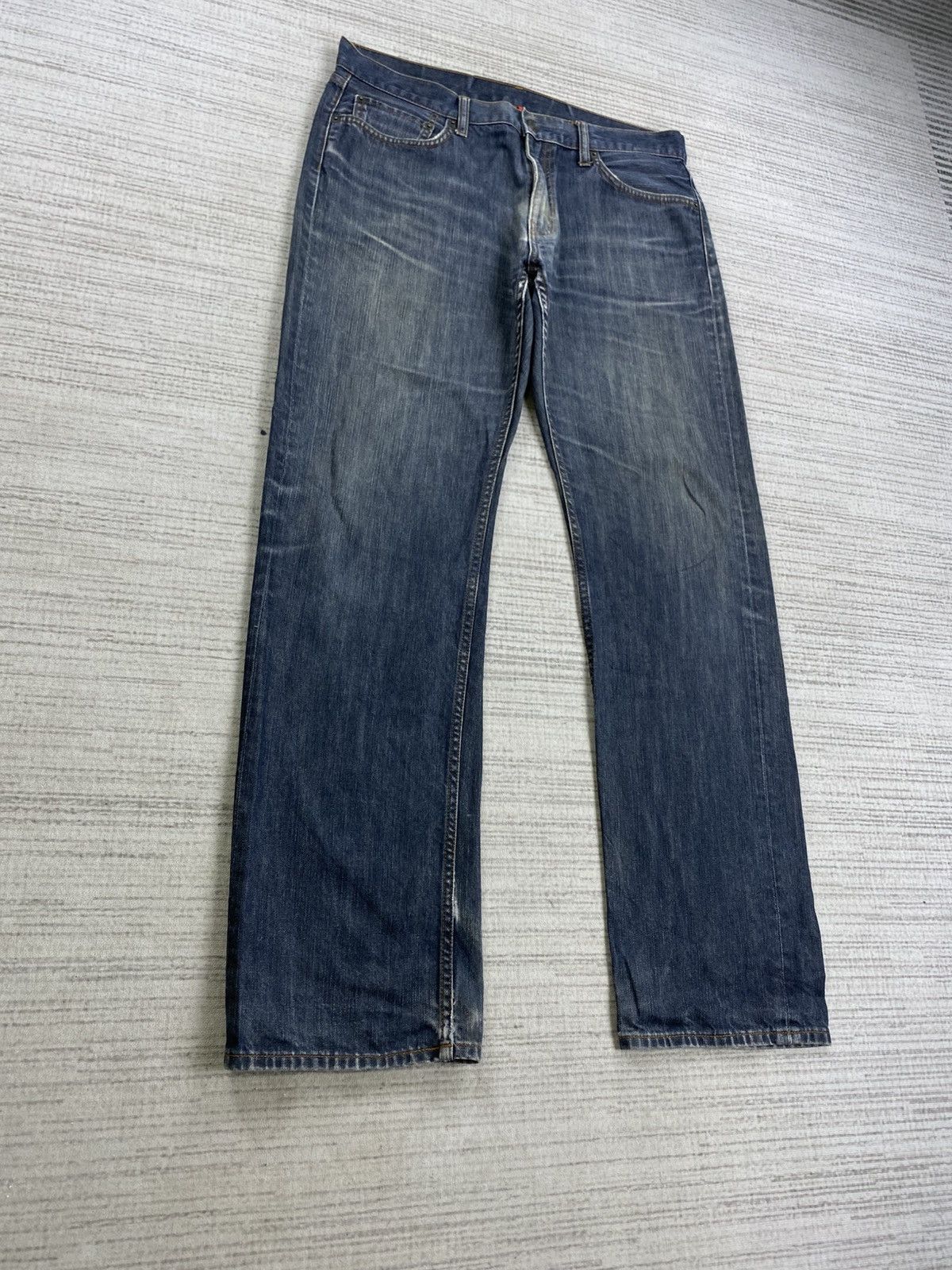 Japanese Brand × Uniqlo × Vintage Vintage Uniqlo Japan Regular Fit Straight Denim Jeans Size US 35 - 3 Thumbnail
