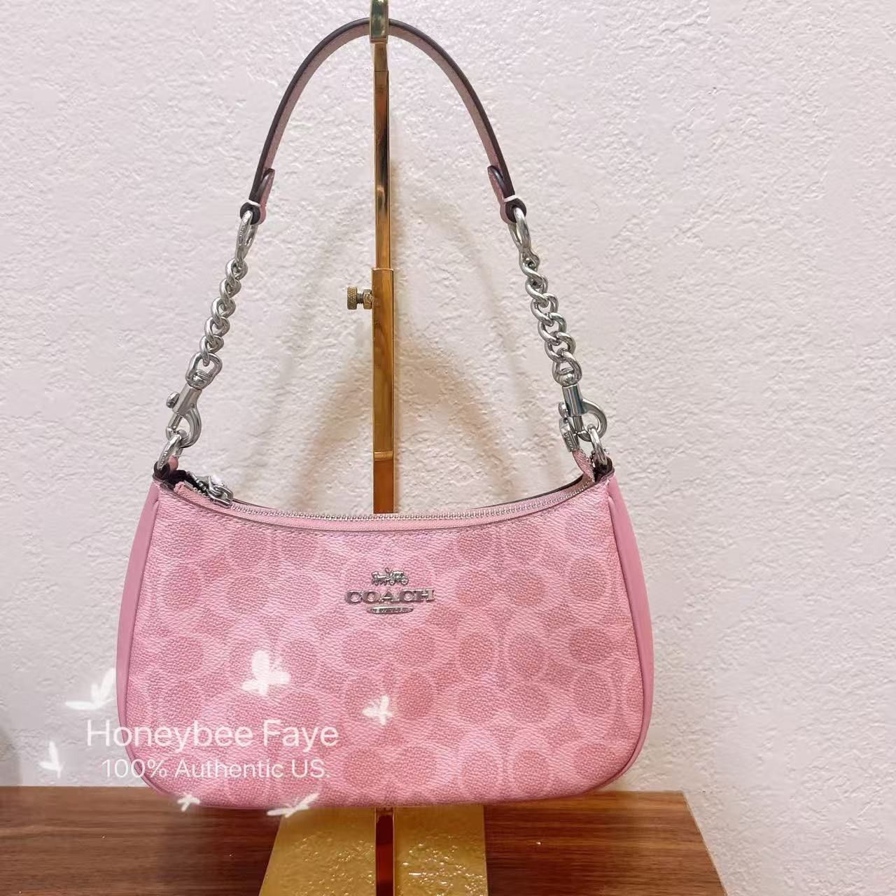 Coach Teri Shoulder Bag In Signature Canvas CV933 Size ONE SIZE - 3 Thumbnail