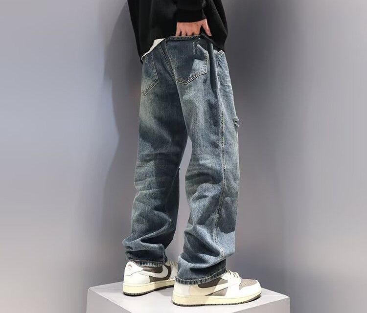 Japanese Brand × Jean Vintage Blue Denim Style Straight Pants Size US 30 / EU 46 - 2 Thumbnail