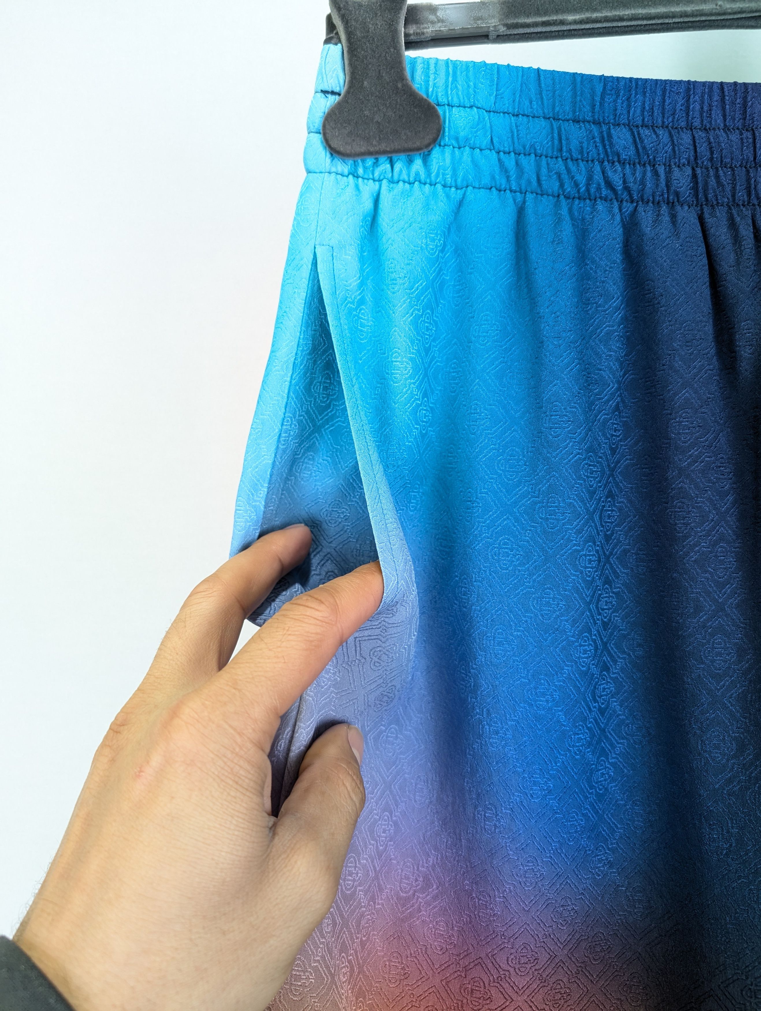 Casablanca o1rshd1 DUP / Drawstring Silk Shorts in Gradient Size US 36 / EU 52 - 7 Thumbnail