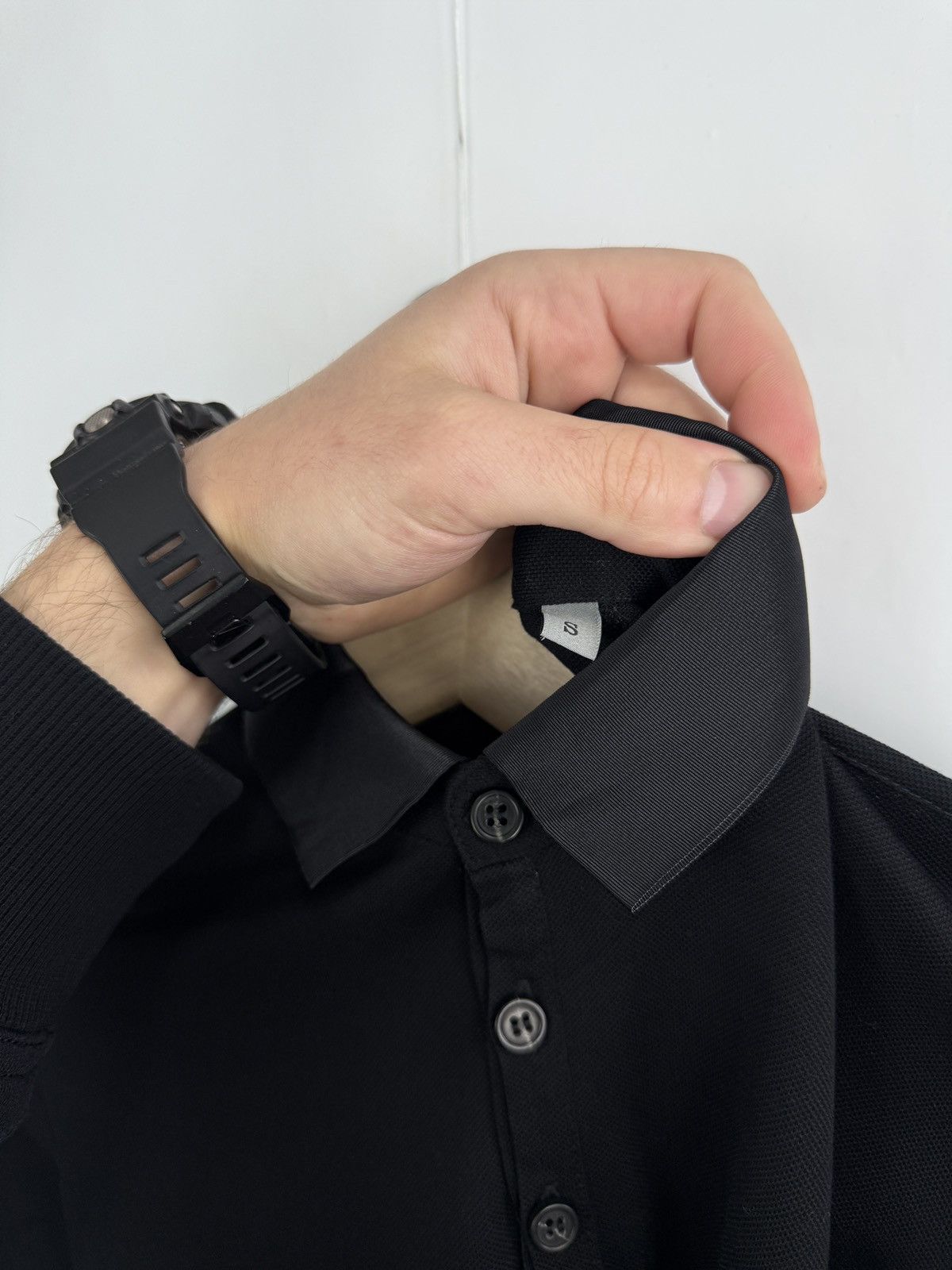 Lanvin 🇫🇷 Lanvin Luxury Classic Long Sleeve Polo Shirt Rare Size US S / EU 44-46 / 1 - 6 Thumbnail