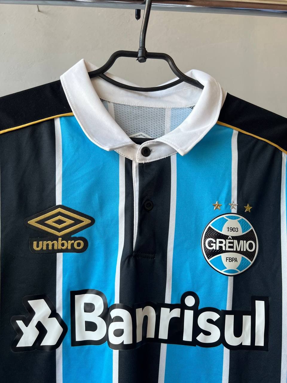 Umbro 2019 GREMIO #11 EVERTON HOME SOCCER FOOTBALL JERSEY SHIRT L Size US L / EU 52-54 / 3 - 5 Thumbnail