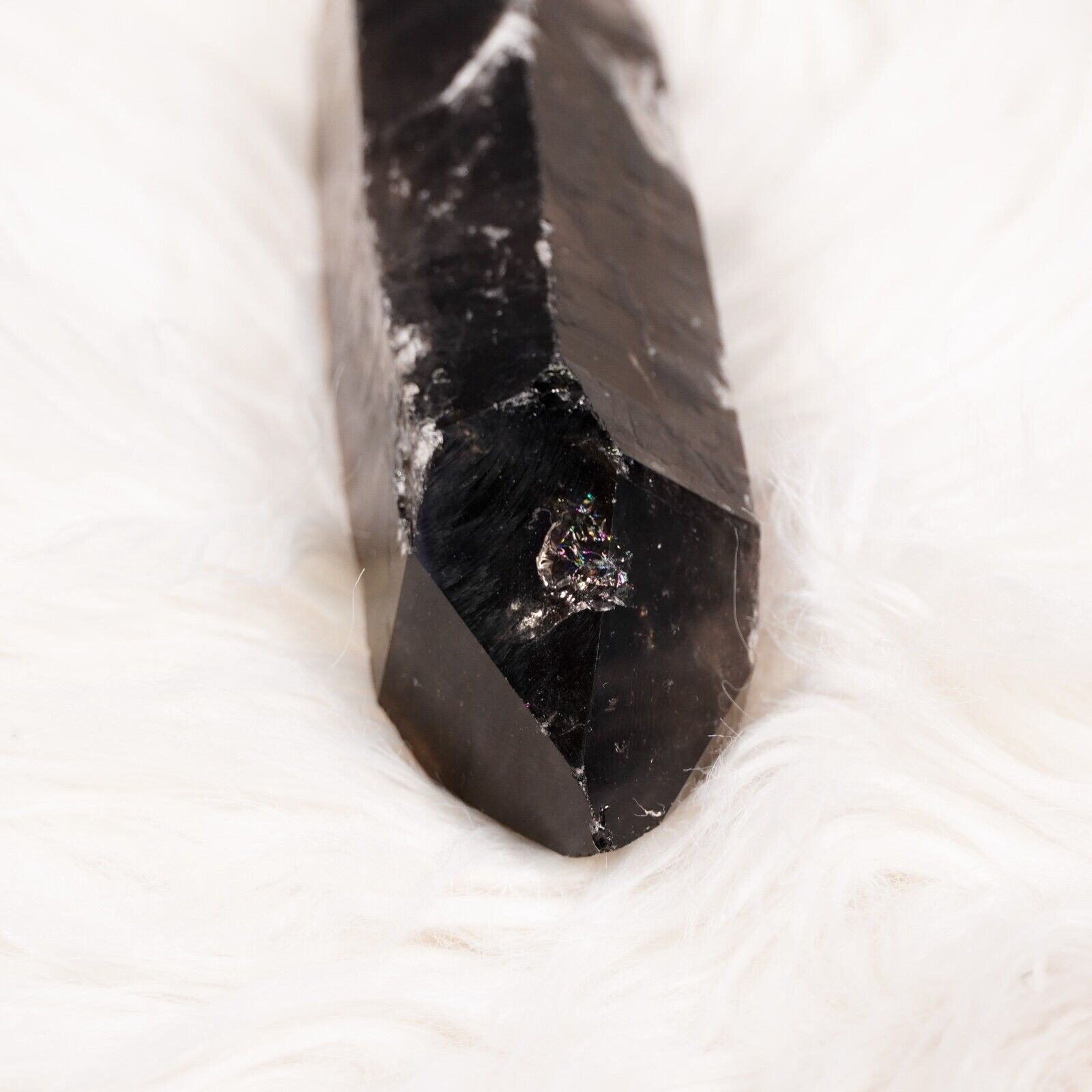 Other Large Smokey Quartz Crystal Point 5" Healing Gemstone Wand Size ONE SIZE - 7 Thumbnail