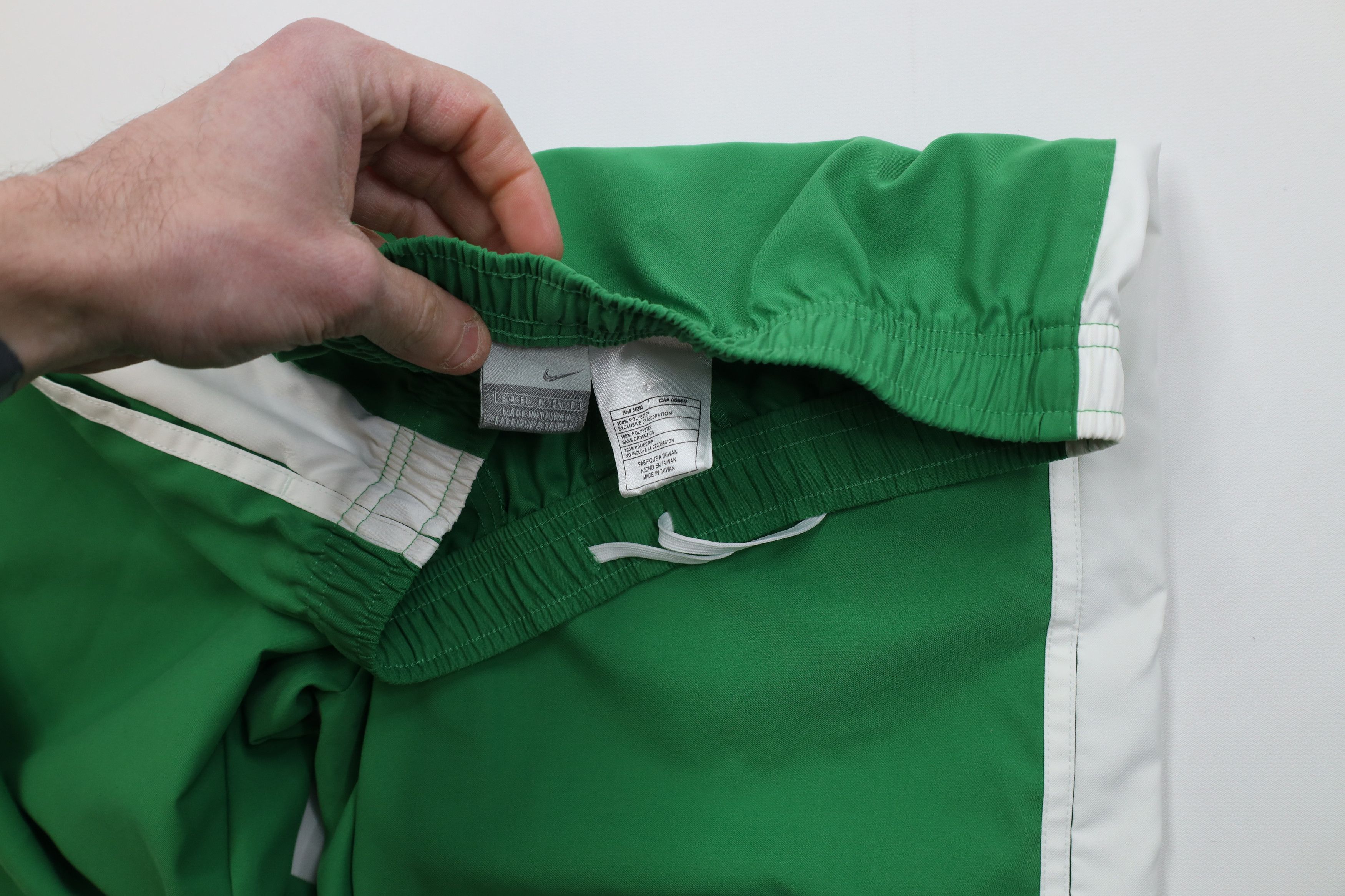 Nike Vintage Y2K Nike Mini Swoosh Babydoll Flared Pants Green Size 26" / US 2 / IT 38 - 9 Thumbnail