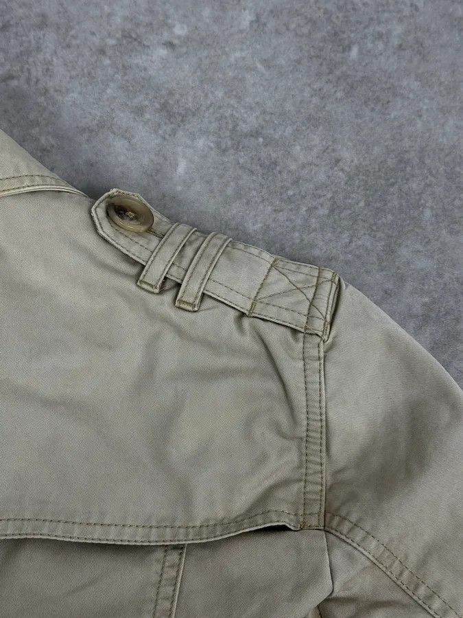 Dolce & Gabbana 2000s Dolce & Gabbana Beige Buttoned Trench Coat Size US M / EU 48-50 / 2 - 10 Thumbnail