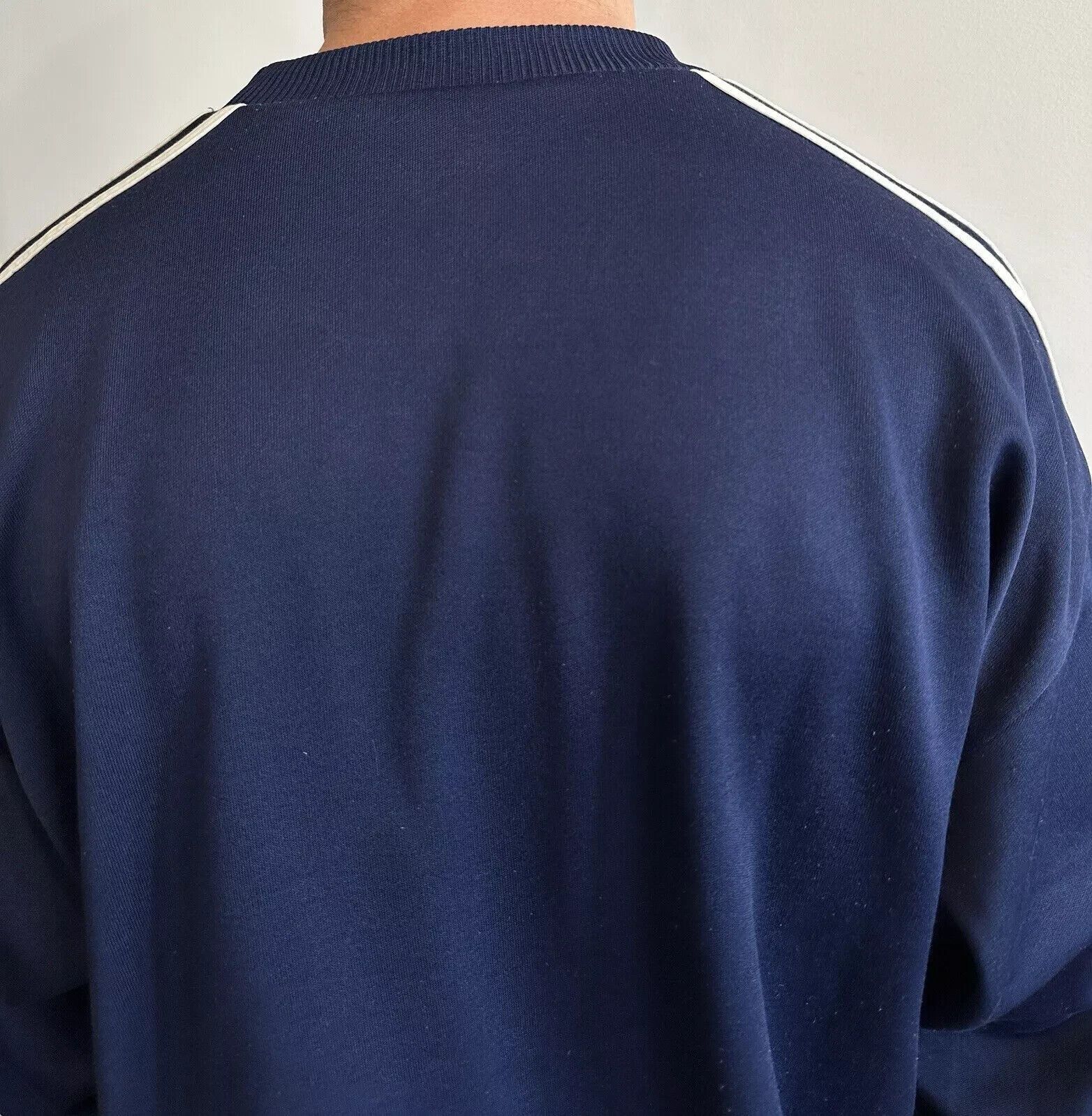 Adidas VINTAGE ADIDAS 1990s 90s Y2K SWEATSHIRT BIG LOGO SWEATER Size US L / EU 52-54 / 3 - 6 Thumbnail