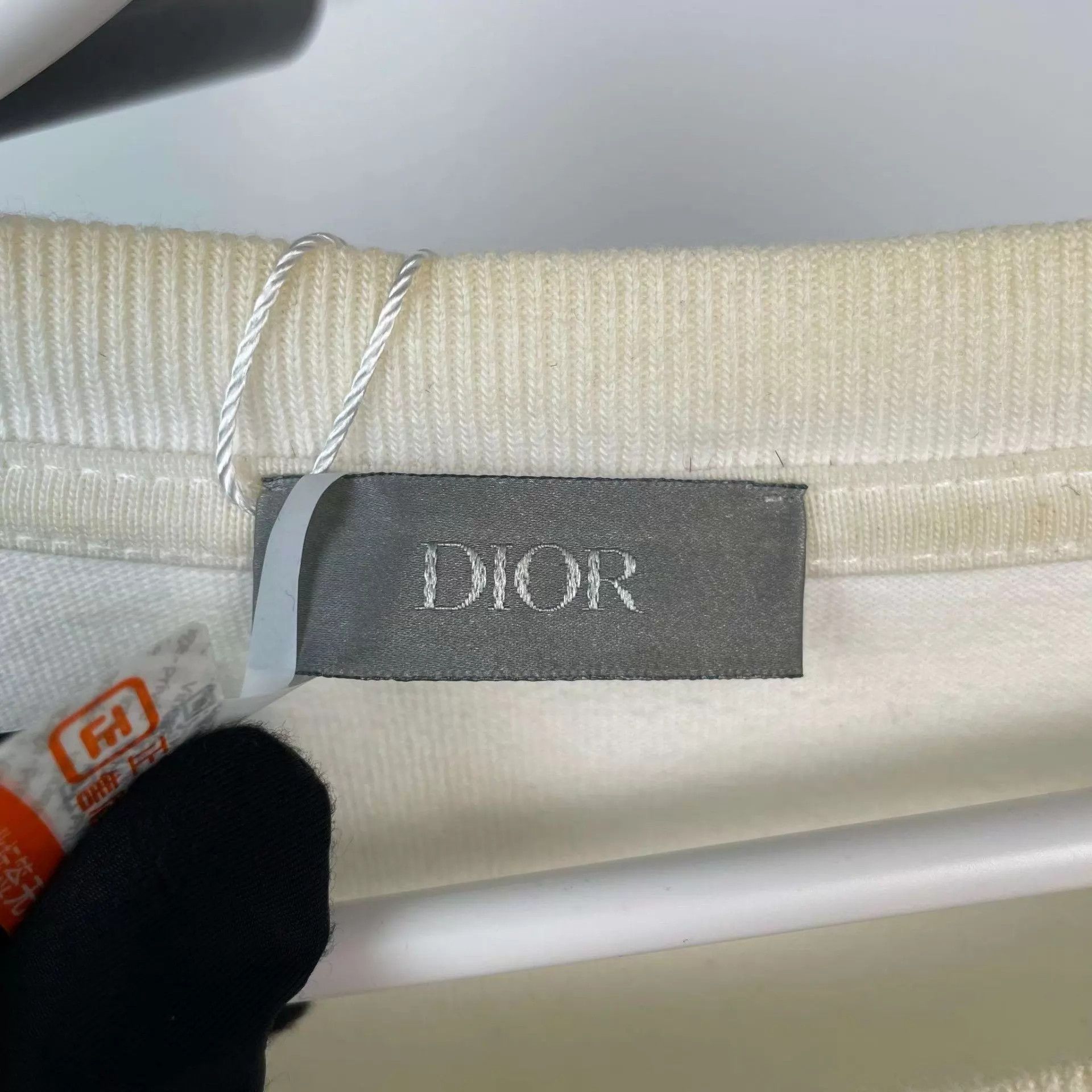 Dior Dior cotton short-sleeve white slightly yellowed Size US XXL / EU 58 / 5 - 4 Thumbnail