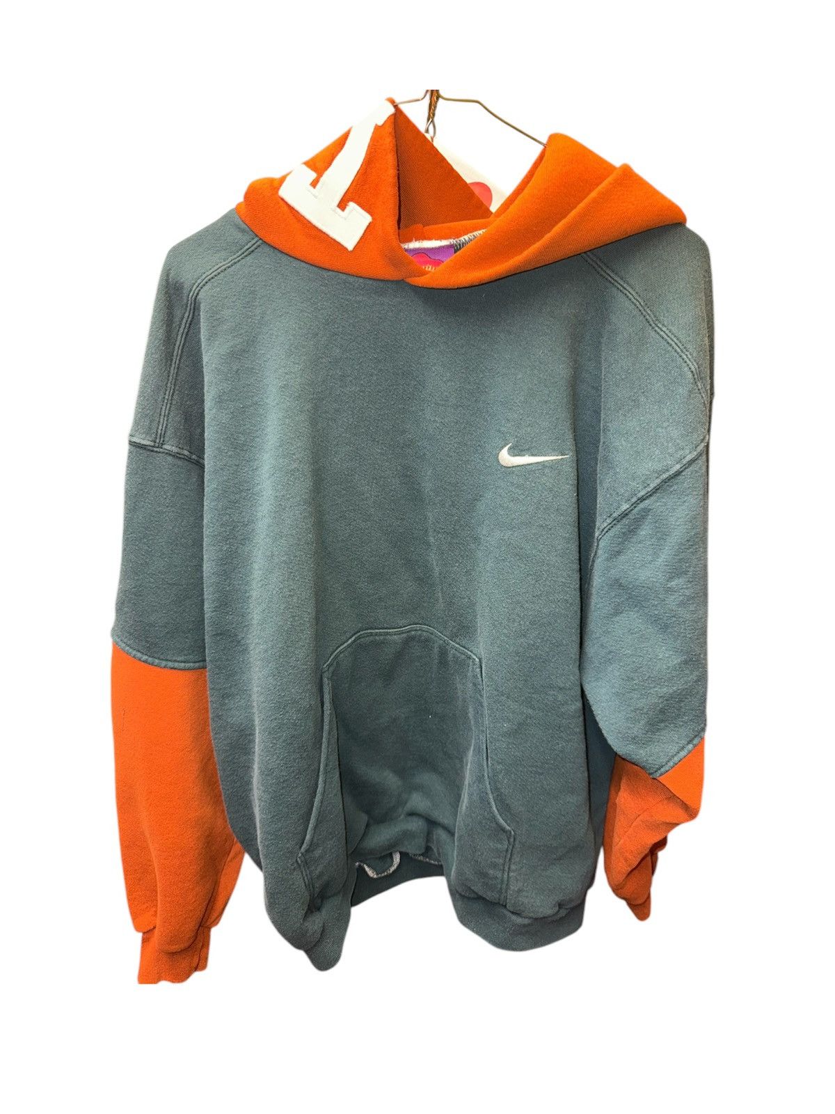 Nike Nike 1of1 Custom Defective Garments Nike Hoodie Rare Y2K Size US L / EU 52-54 / 3 - 1 Thumbnail