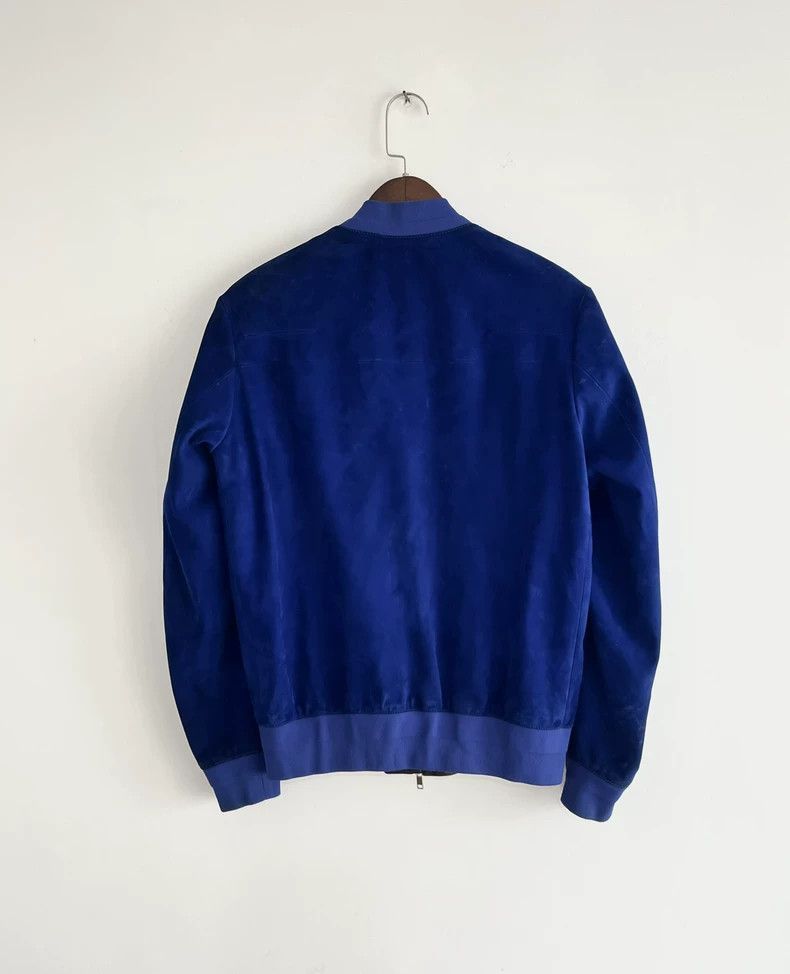Dior Dior Klein Blue Suede Baseball Jacket-2506 Size US M / EU 48-50 / 2 - 3 Thumbnail