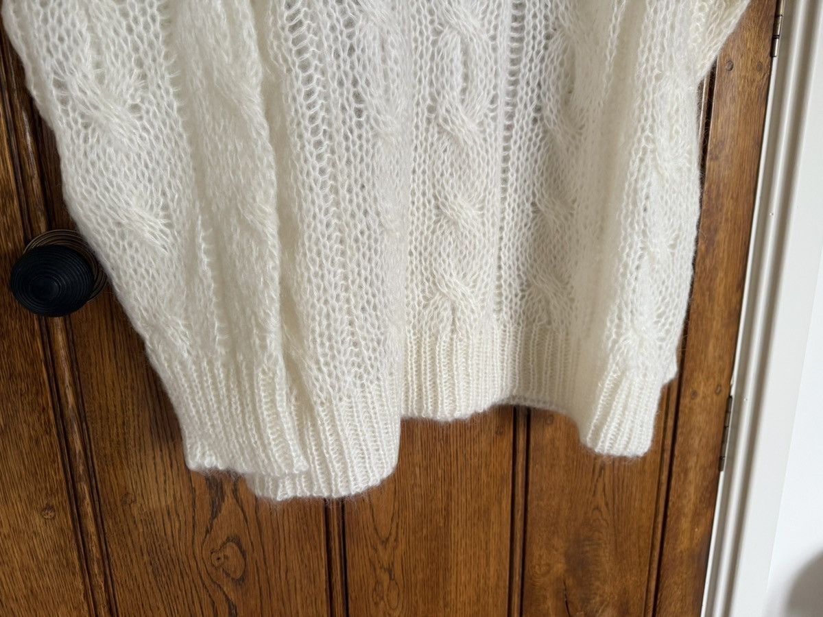 Celine $1.4k FW22 Celine boxy Aran sweater in mohair fisherman M Size US M / EU 48-50 / 2 - 10 Thumbnail