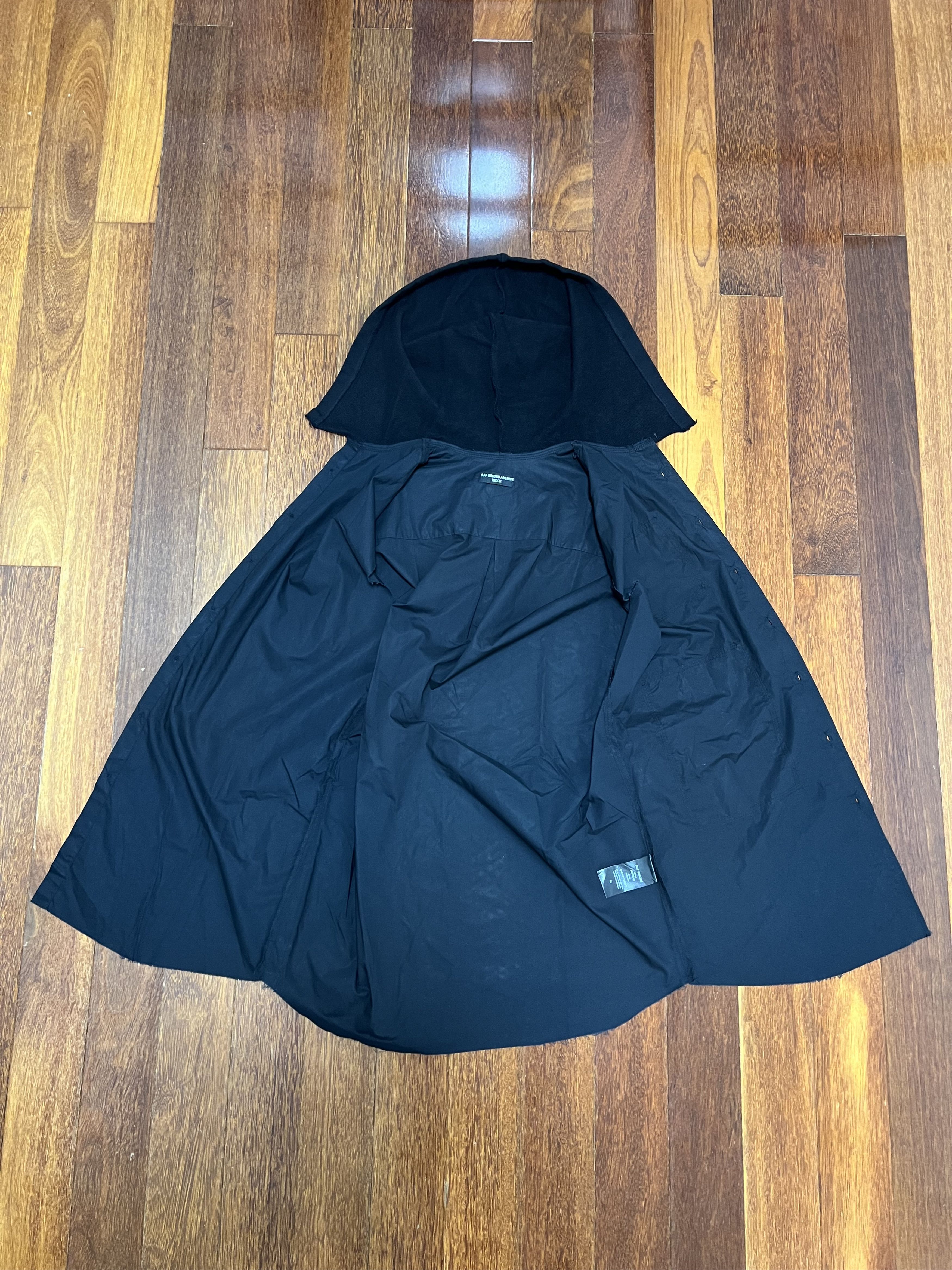 Raf Simons 💚 Raf Simons Redux Fear Generation Sleeveless Hoodie Black Size US M / EU 48-50 / 2 - 3 Thumbnail