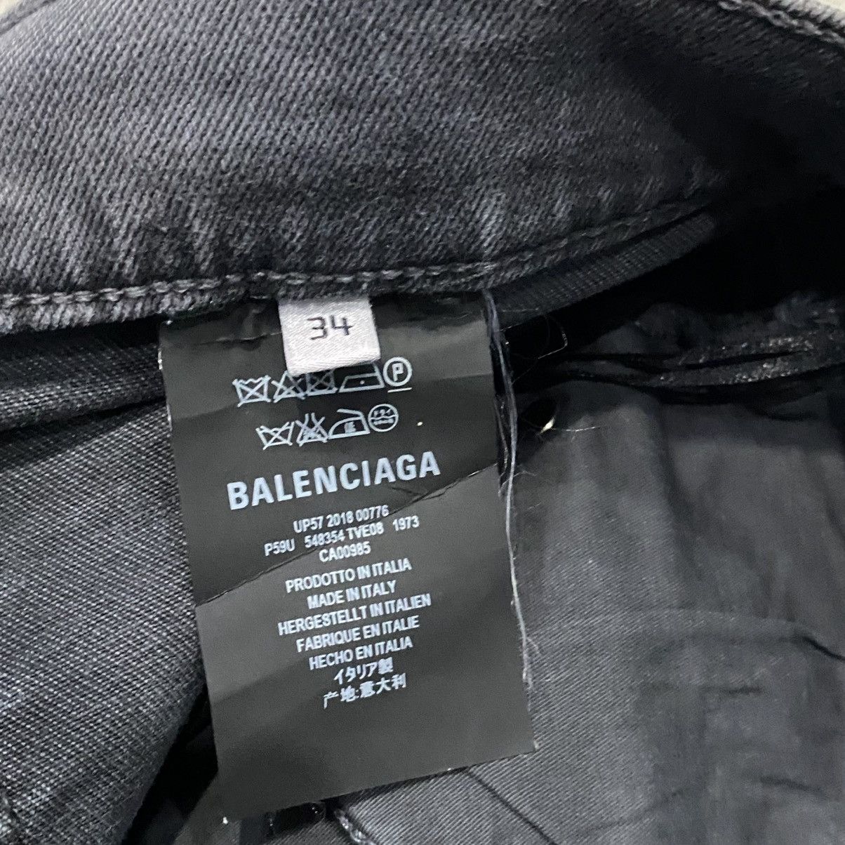 Balenciaga Balenciaga Jeans Denim Grey Size US 29 - 2 Thumbnail