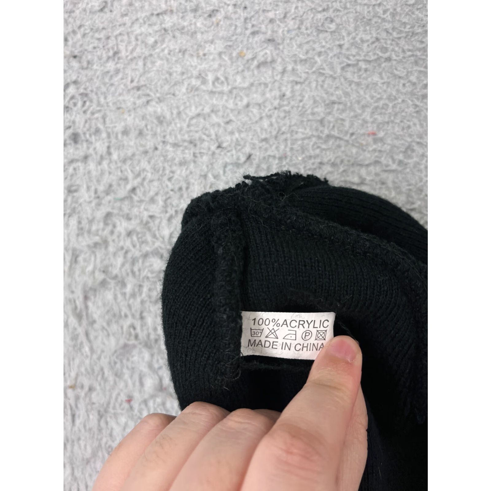Vintage Waycaps Beanie Adult One Size Black Knit 100% Acrylic Winter Ski Outdoors Beanie Hats Unisex Adults Size ONE SIZE - 7 Thumbnail