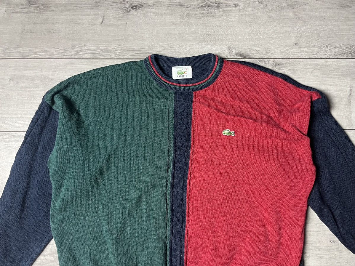 Lacoste Lacoste Knited sweatshirt double color size XLarge Size US XL / EU 56 / 4 - 3 Thumbnail