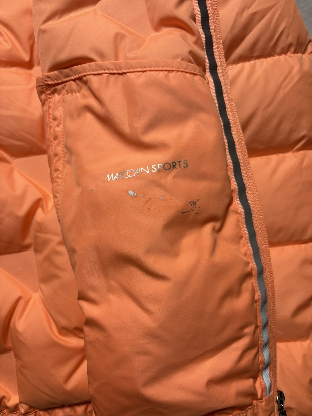 Other Marc Cain Down Puffer Jacket Hooded Apricot Women's N4 (M) Size M / US 6-8 / IT 42-44 - 14 Thumbnail