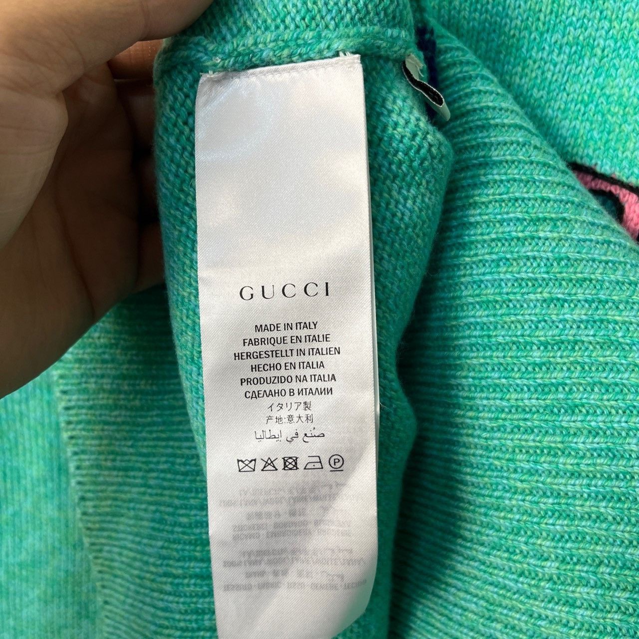 Gucci Gucci Lake green embroidered deer sweater 2501-Nextarrow Size US XS / EU 42 / 0 - 7 Thumbnail