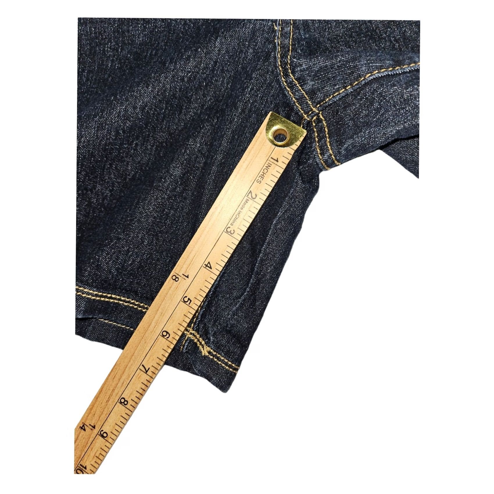 Southpole VINTAGE: Southpole Jeans Shorts Women's 15 Blue Denim Hipster Hip Hop Rivets Zippers Size 36" / US 14 / IT 50 - 5 Thumbnail