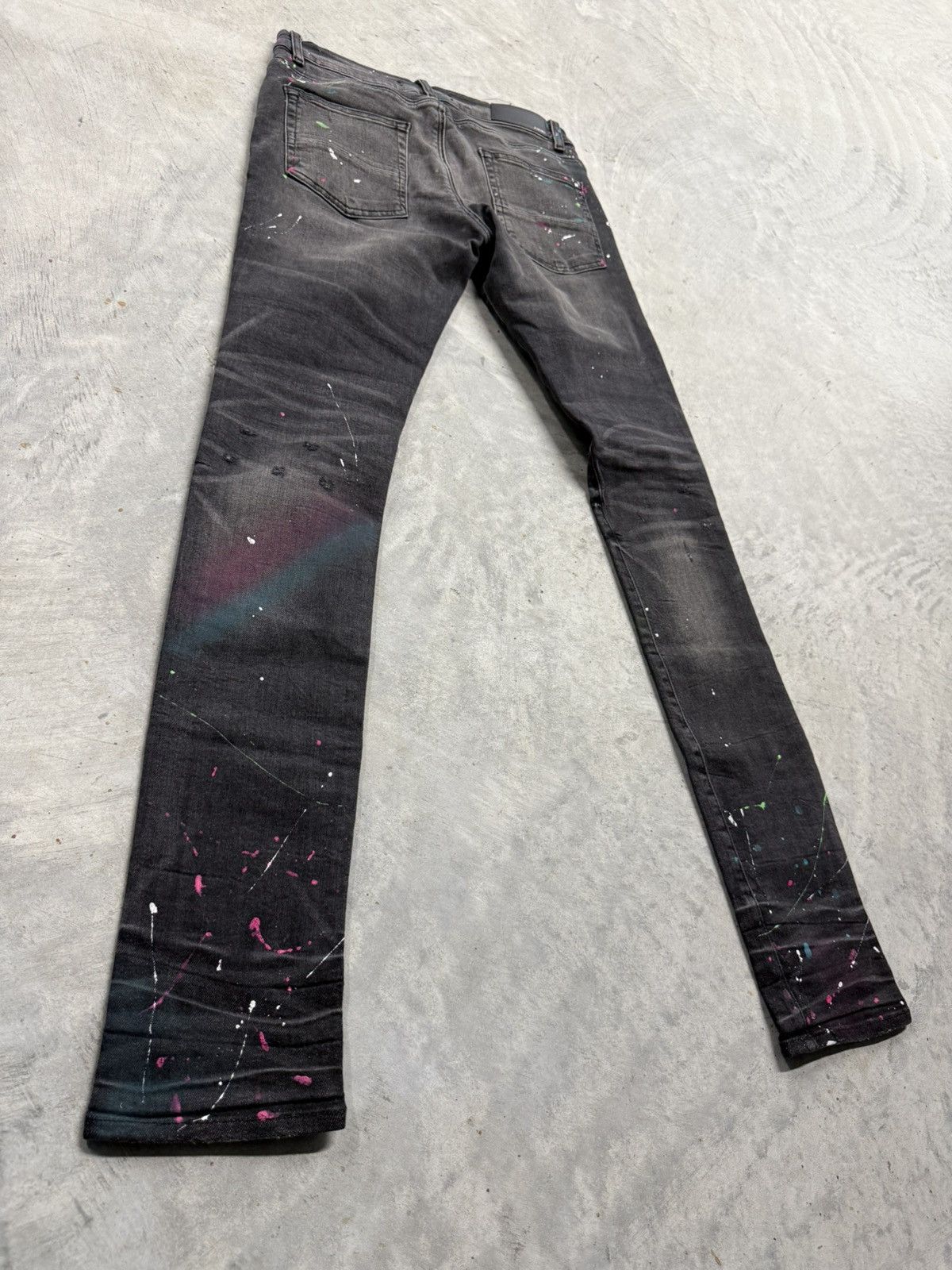Amiri Amiri Distressed Paint Splatter Jeans Size US 30 / EU 46 - 7 Thumbnail