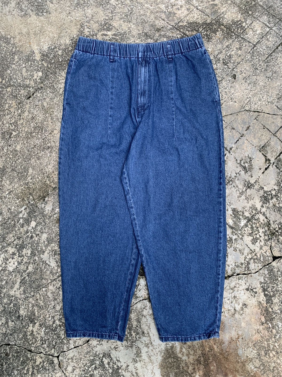 GU GU Japan Blue Jeans Relax Fit Baggy Balloon Pants Size US 36 / EU 52 - 1 Thumbnail