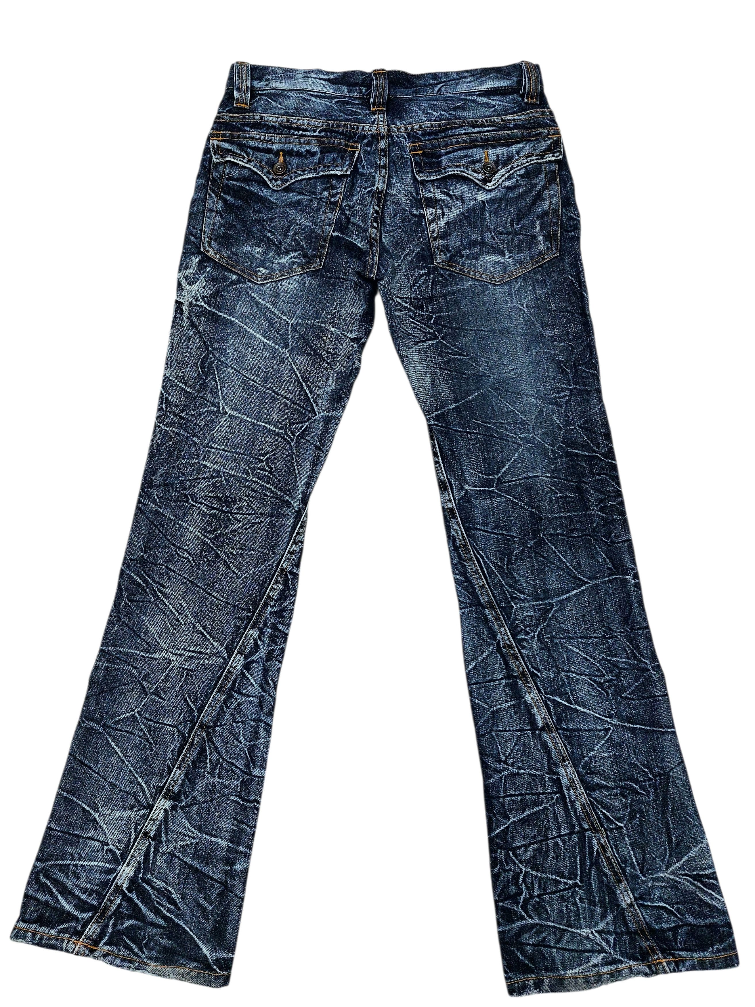 Mr. Gentleman Vintage Nylaus Japan Flare Jeans Size US 30 / EU 46 - 10 Thumbnail