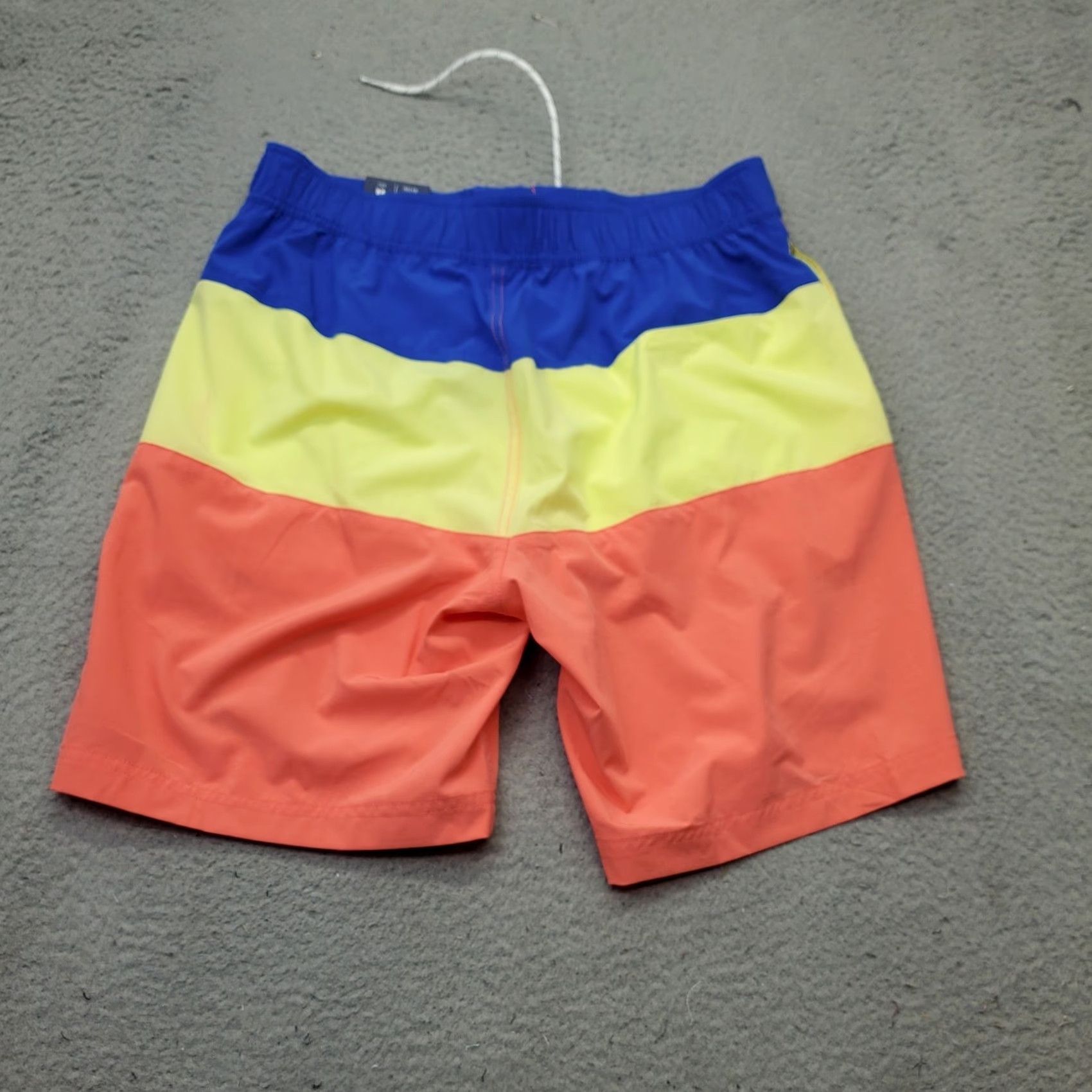 Nautica Nautica Board Shorts Mens Colorblock 8.5" Inseam M Multicolor Drawstring Bottoms Size US 31 - 2 Thumbnail