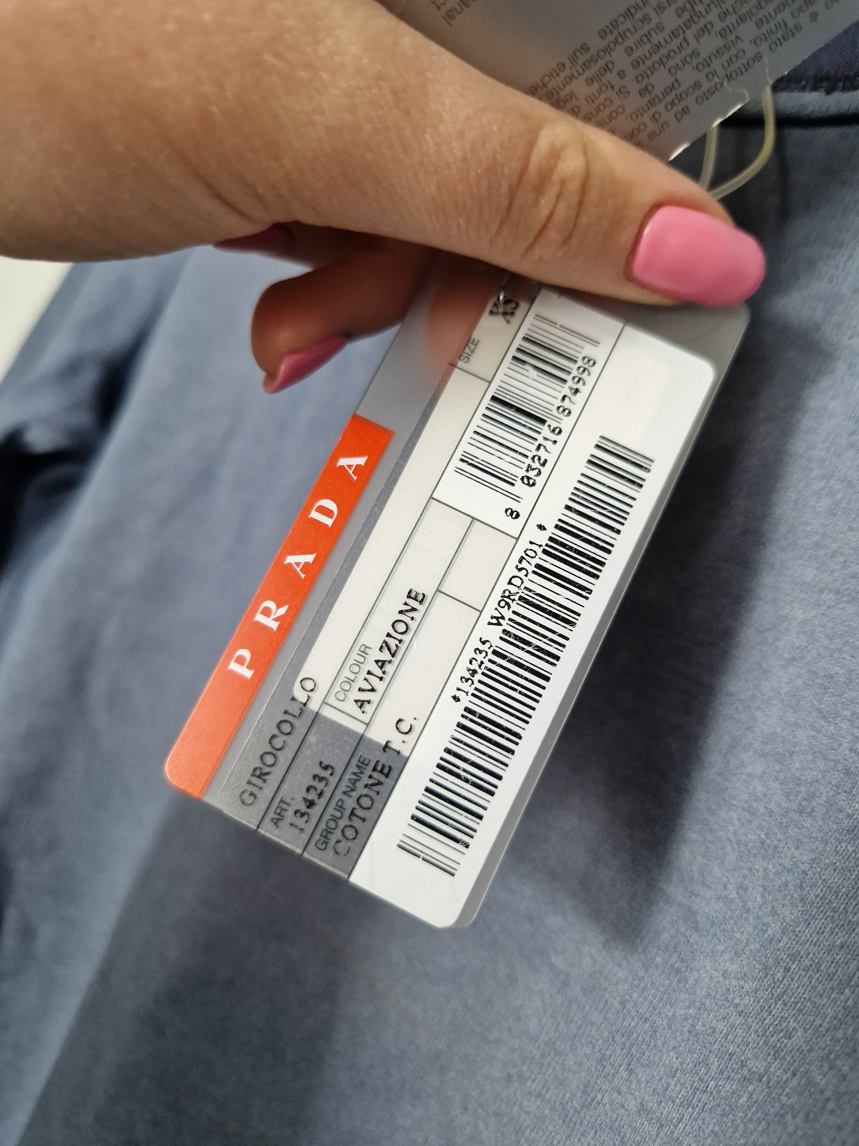 Prada Prada red tab longsleeve grey top Size XS / US 0-2 / IT 36-38 - 5 Thumbnail