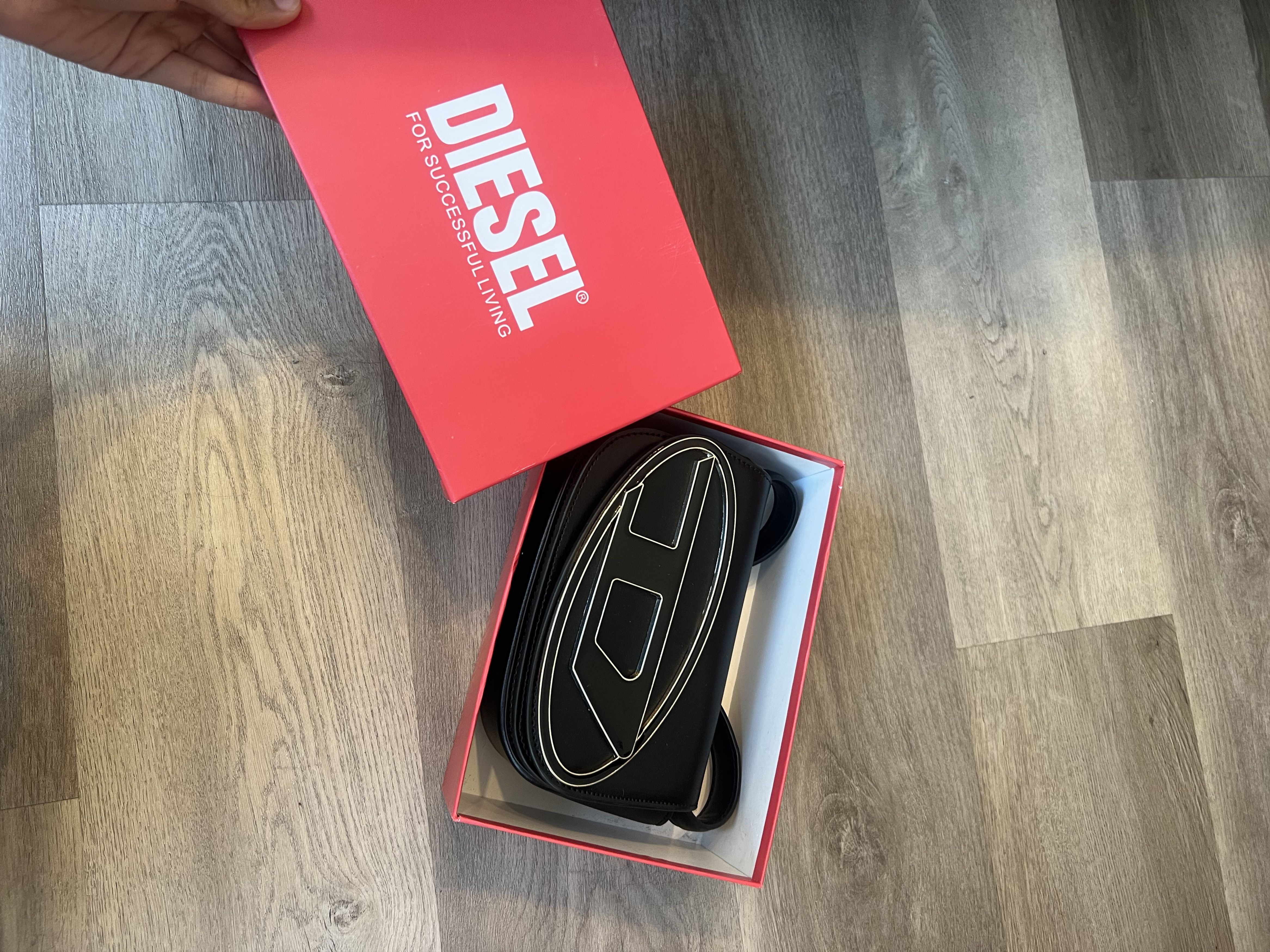 Diesel Diesel 1DR-Iconic shoulder bag in nappa leather Size ONE SIZE - 3 Thumbnail