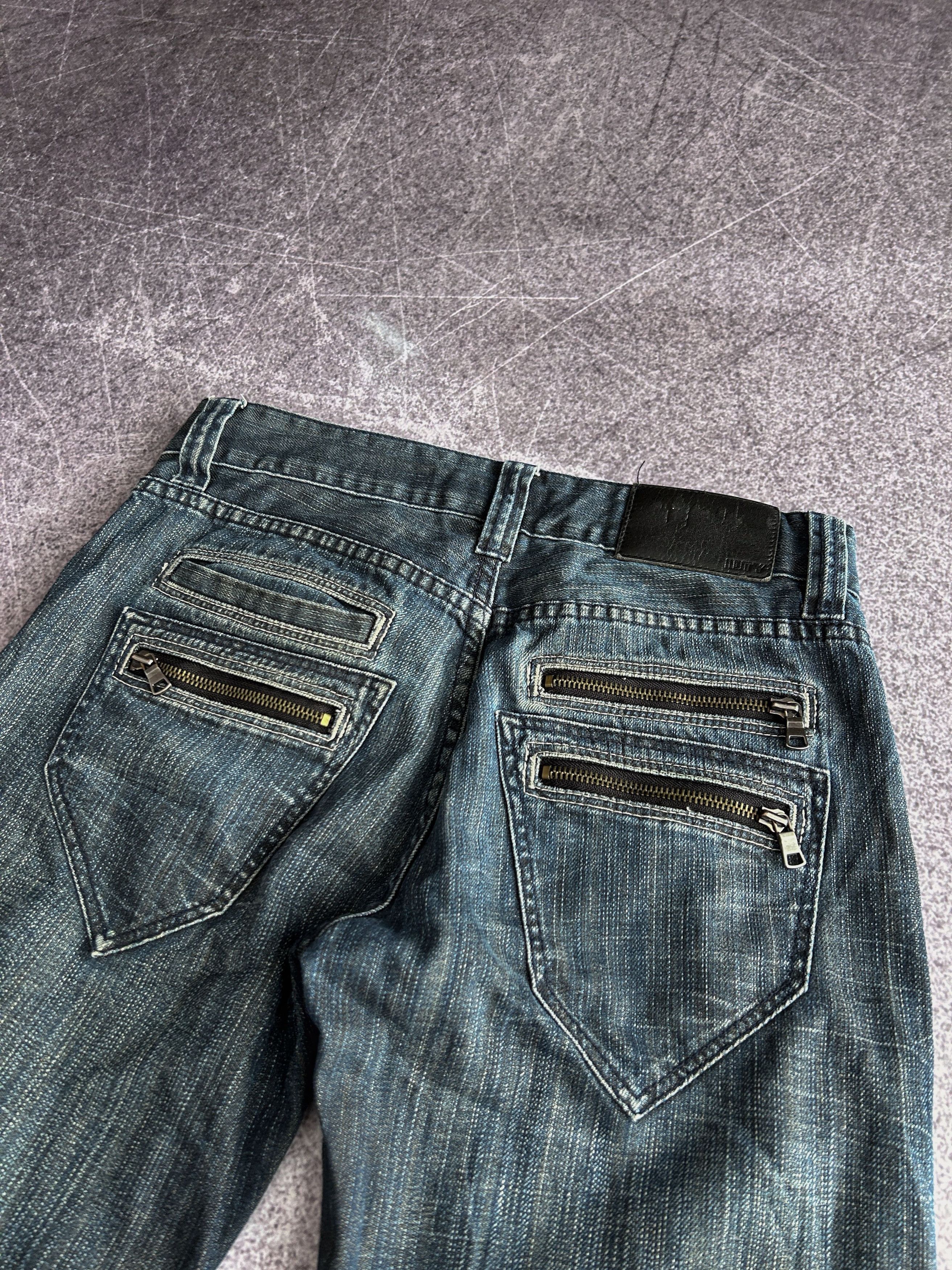 Designer Vintage Rick Owens Junya Watanabe Style Washed Jeans Size US 30 / EU 46 - 4 Thumbnail