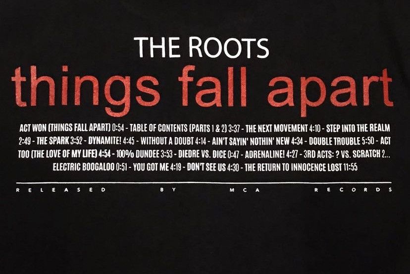 Band Tees × Rap Tees The Roots Things Fall Apart Promo Boot Tees Size US XL / EU 56 / 4 - 5 Thumbnail