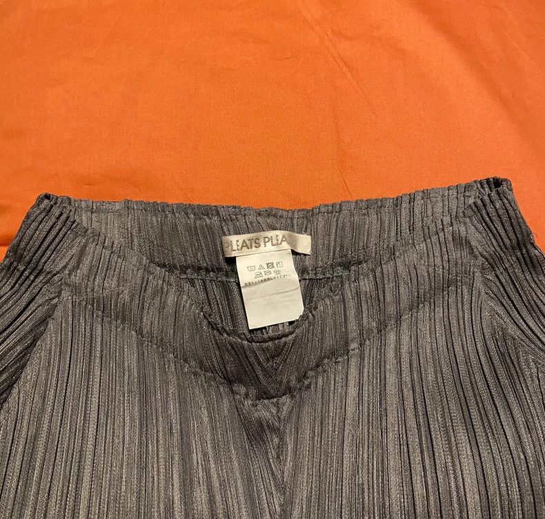 Issey Miyake Issey Miyake size:2 Dark grey loose casual pants Size 22" - 4 Thumbnail