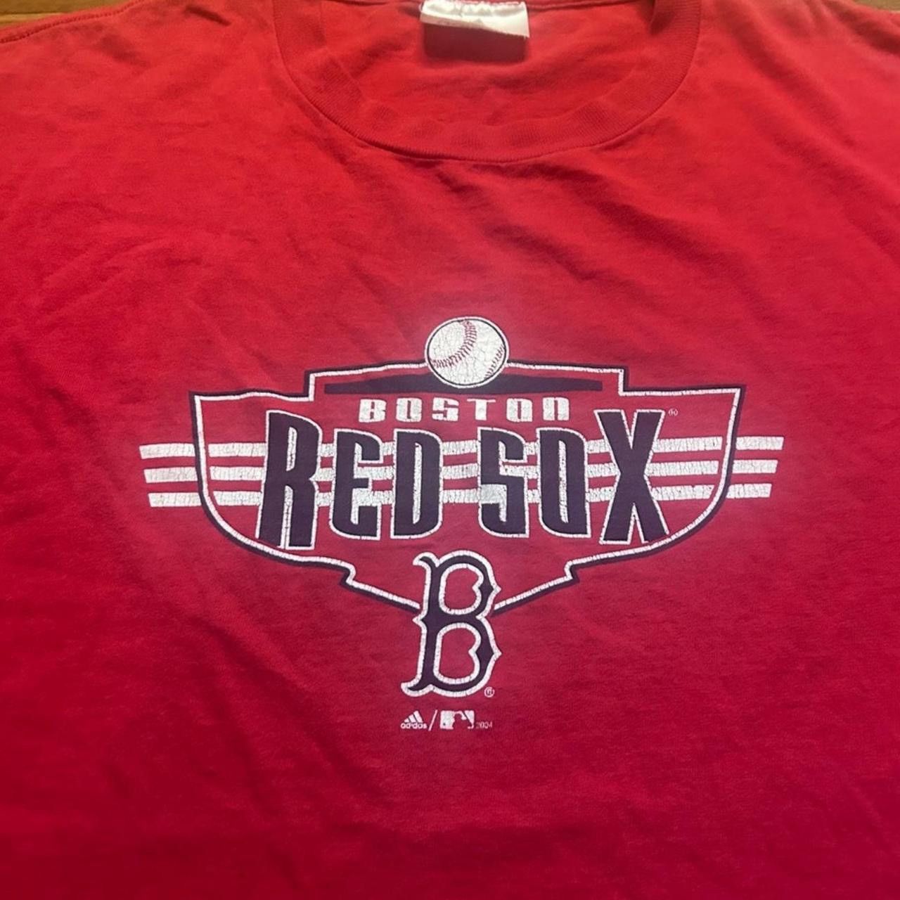 Adidas Vintage 2004 Adidas Boston Red Sox Tee Size US XXL / EU 58 / 5 - 2 Thumbnail