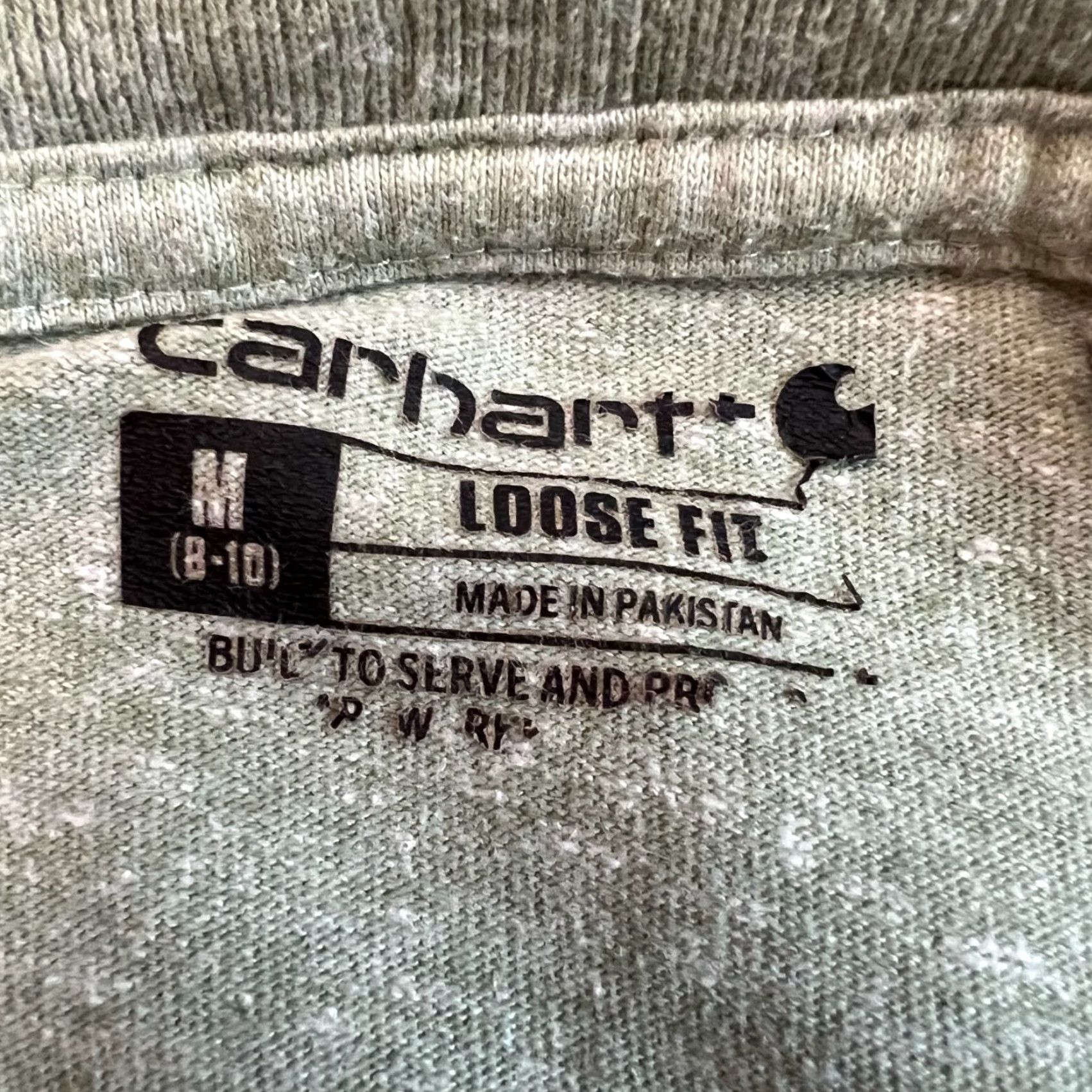 Carhartt Carhartt Pocket T-Shirt Adult Medium Heather Green Short Sleeve Relaxed Fit Mens Size US M / EU 48-50 / 2 - 4 Thumbnail