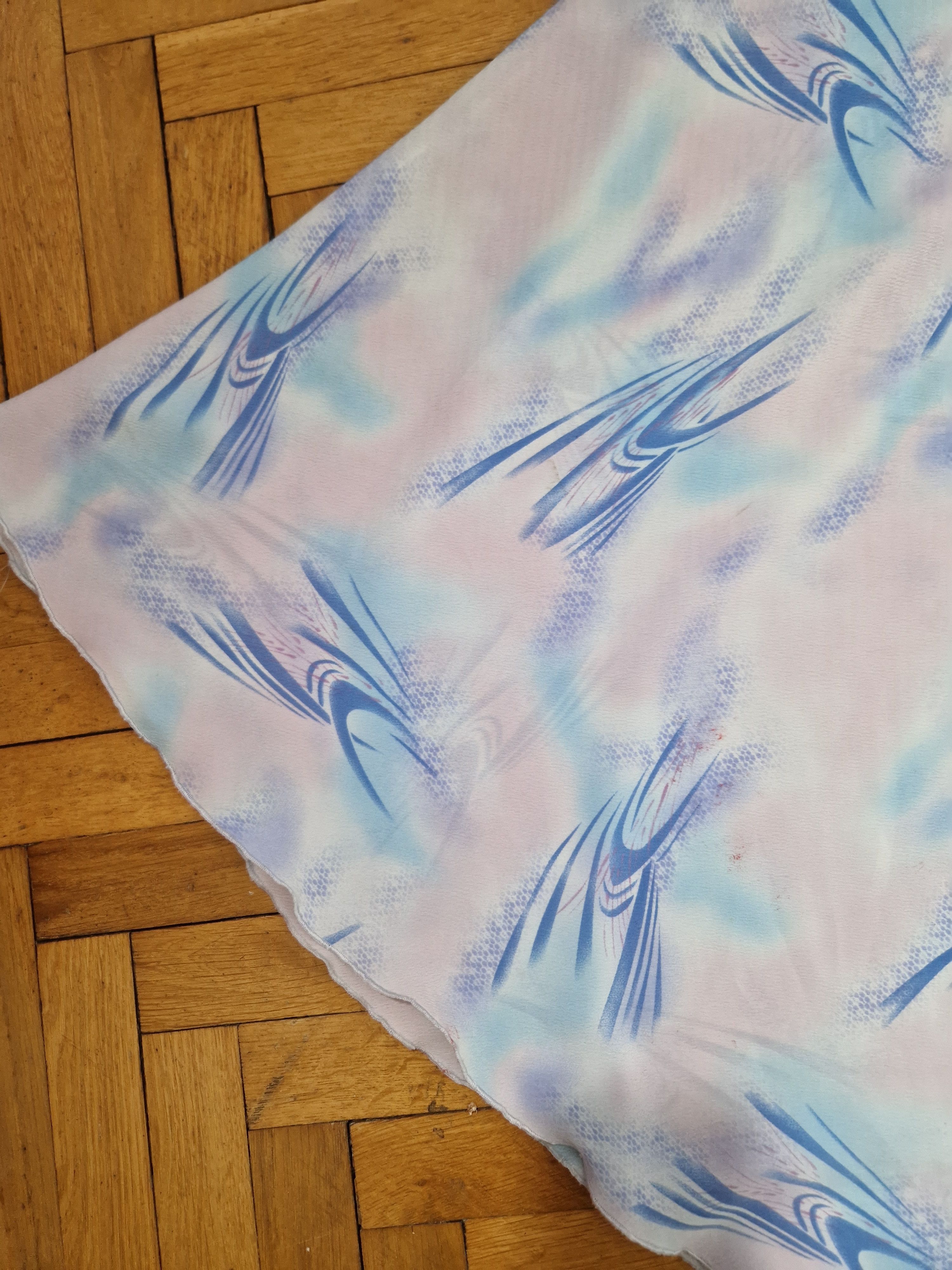 Japanese Brand × Vintage vintage mesh transparent abstract skirt Size 32" / US 10 / IT 46 - 4 Thumbnail
