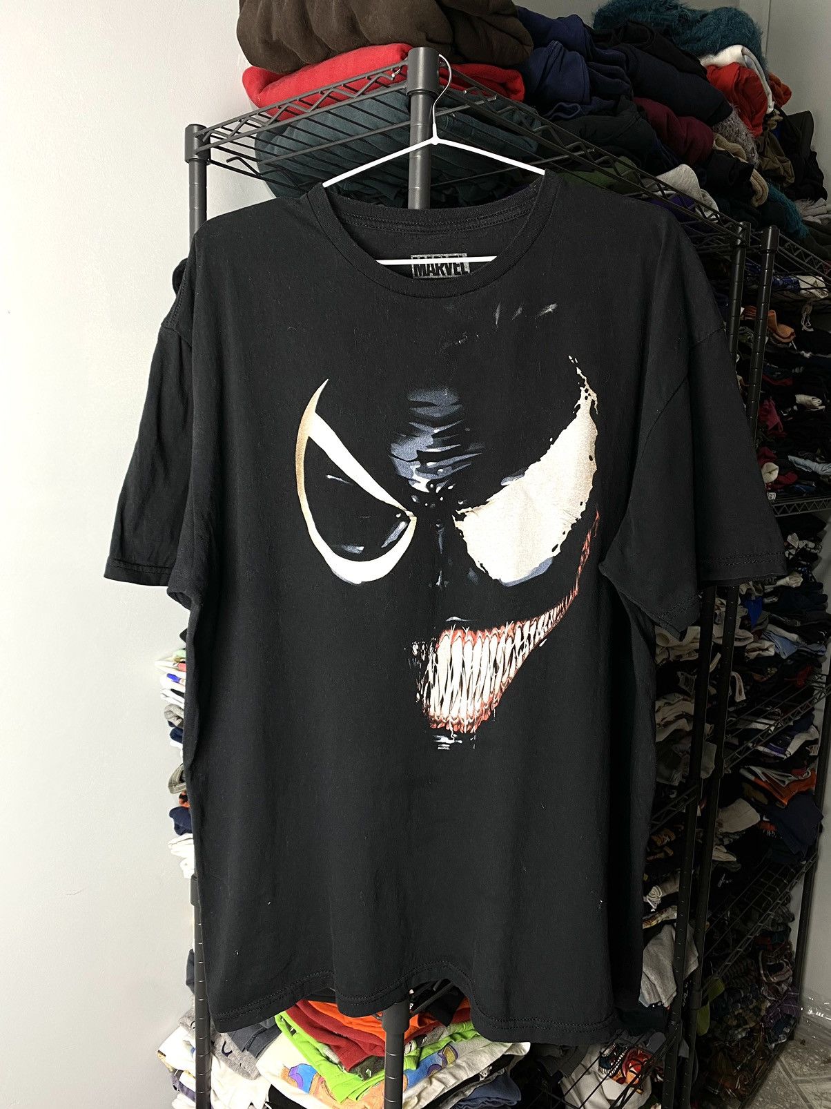 Marvel Comics Vintage Style Venom Face Scull Marvel T Shirt Movie Comics Size US XL / EU 56 / 4 - 1 Thumbnail