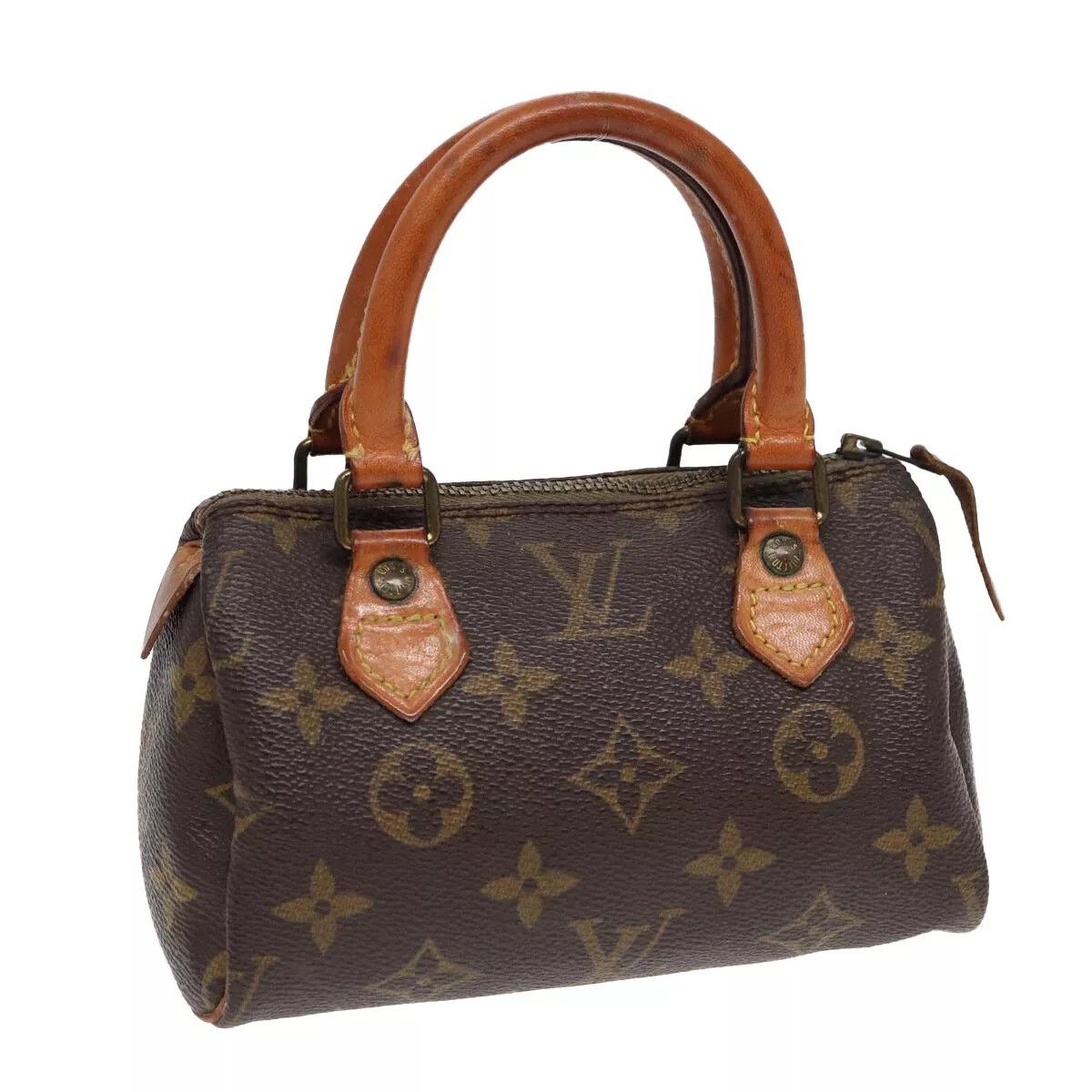Louis Vuitton LOUIS VUITTON Monogram Mini Speedy Hand Bag Vintage Size ONE SIZE - 1 Thumbnail