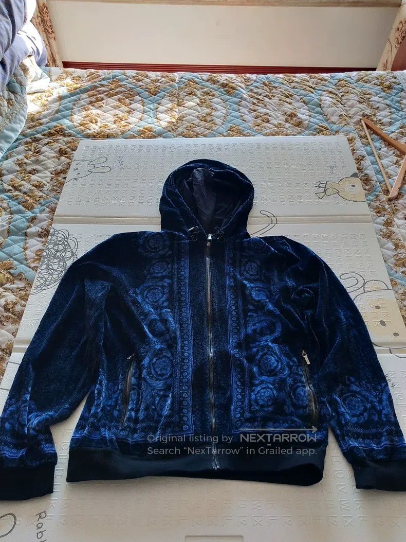 Versace Versace Velor jacket Size US L / EU 52-54 / 3 - 3 Thumbnail